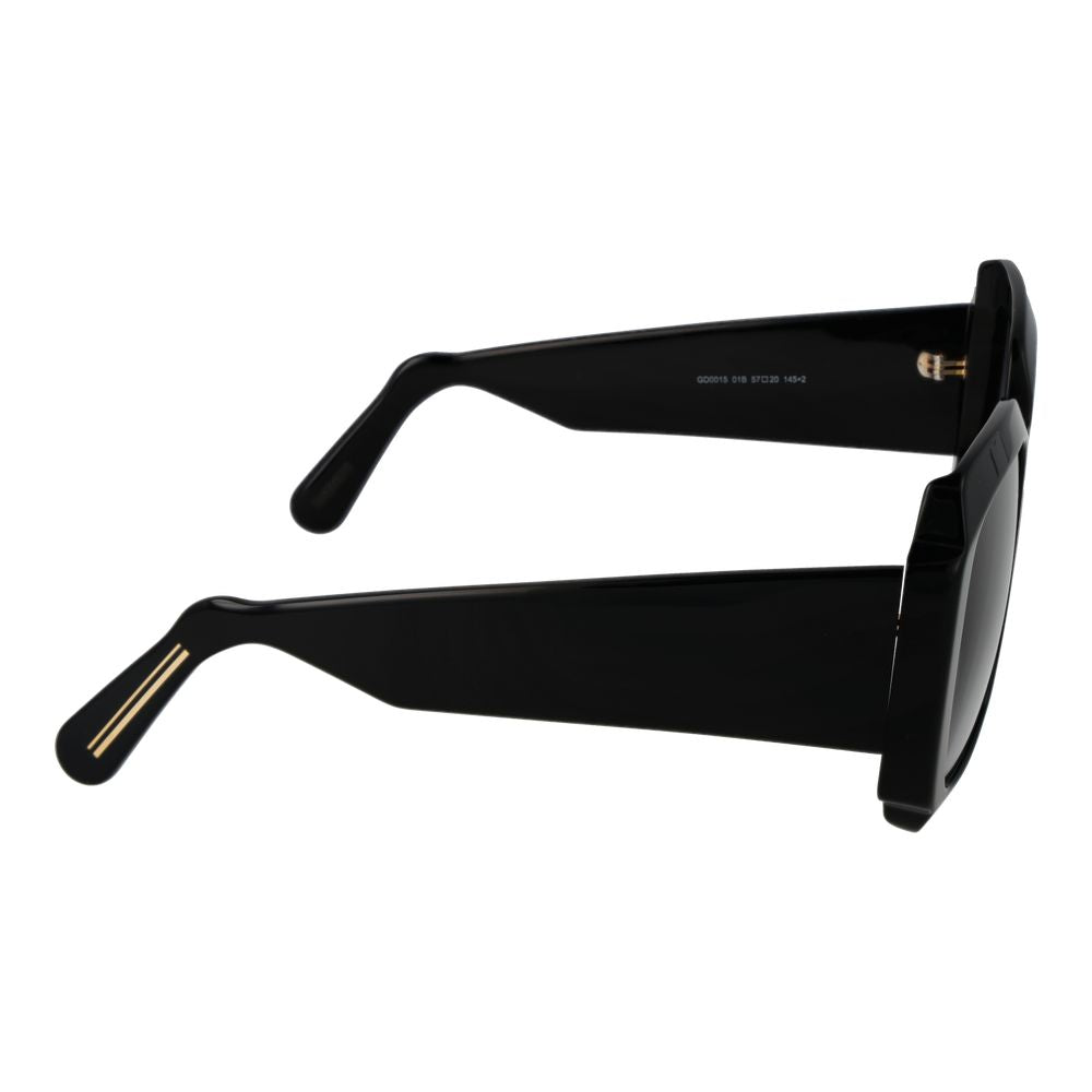 GCDS Black Acetate Sunglasses | Regal Royce