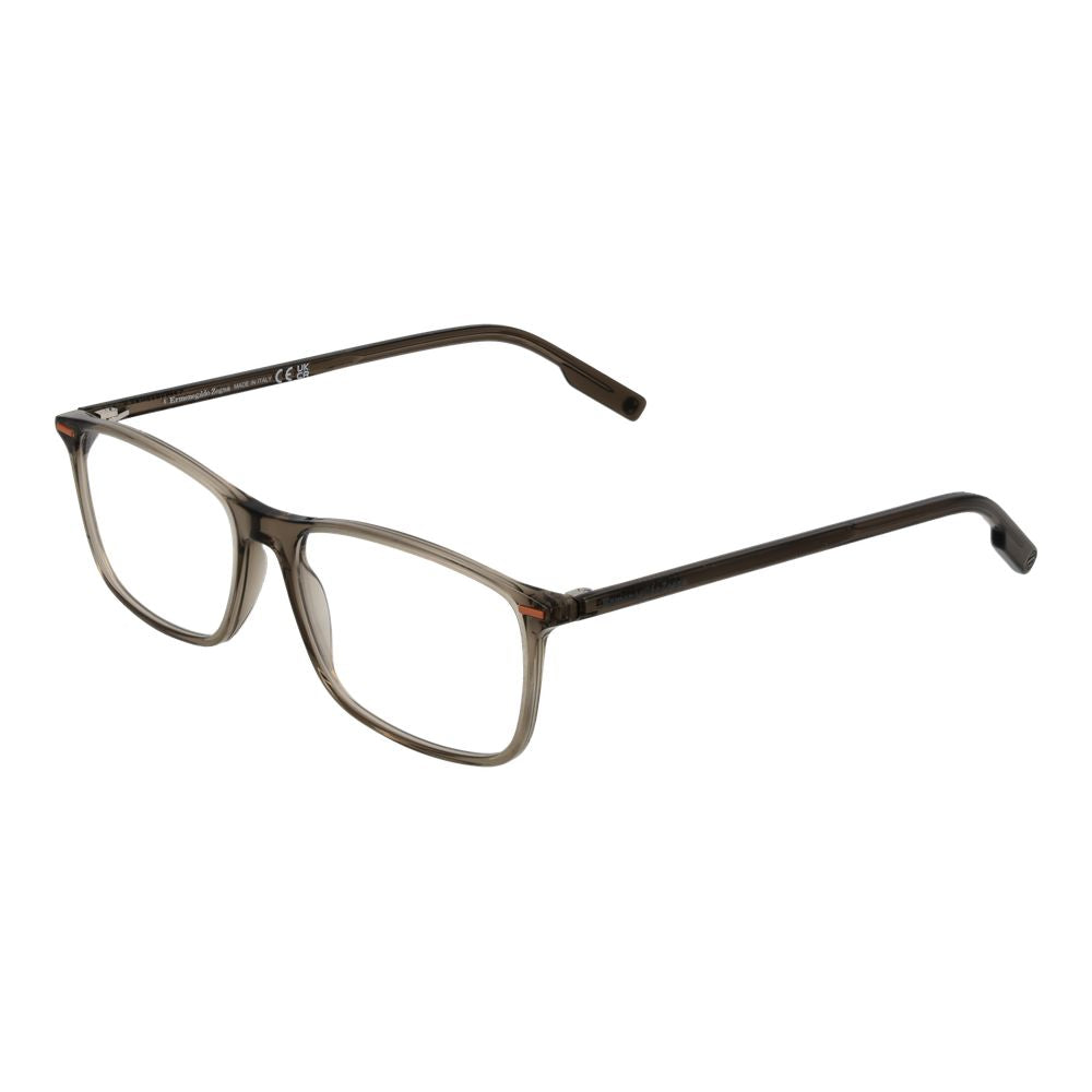 Ermenegildo Zegna Olive Acetate Glasses (Frames) | Regal Royce