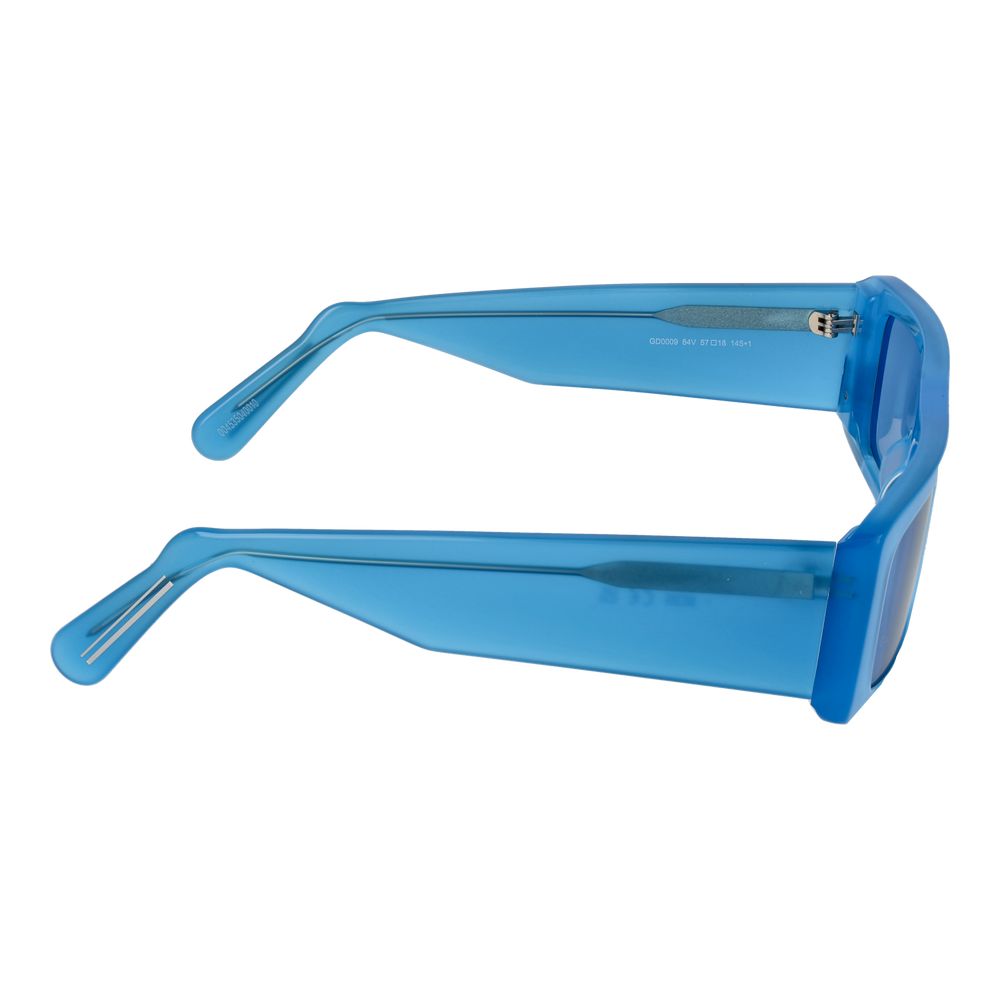 GCDS Blue Plastic Sunglasses | Regal Royce