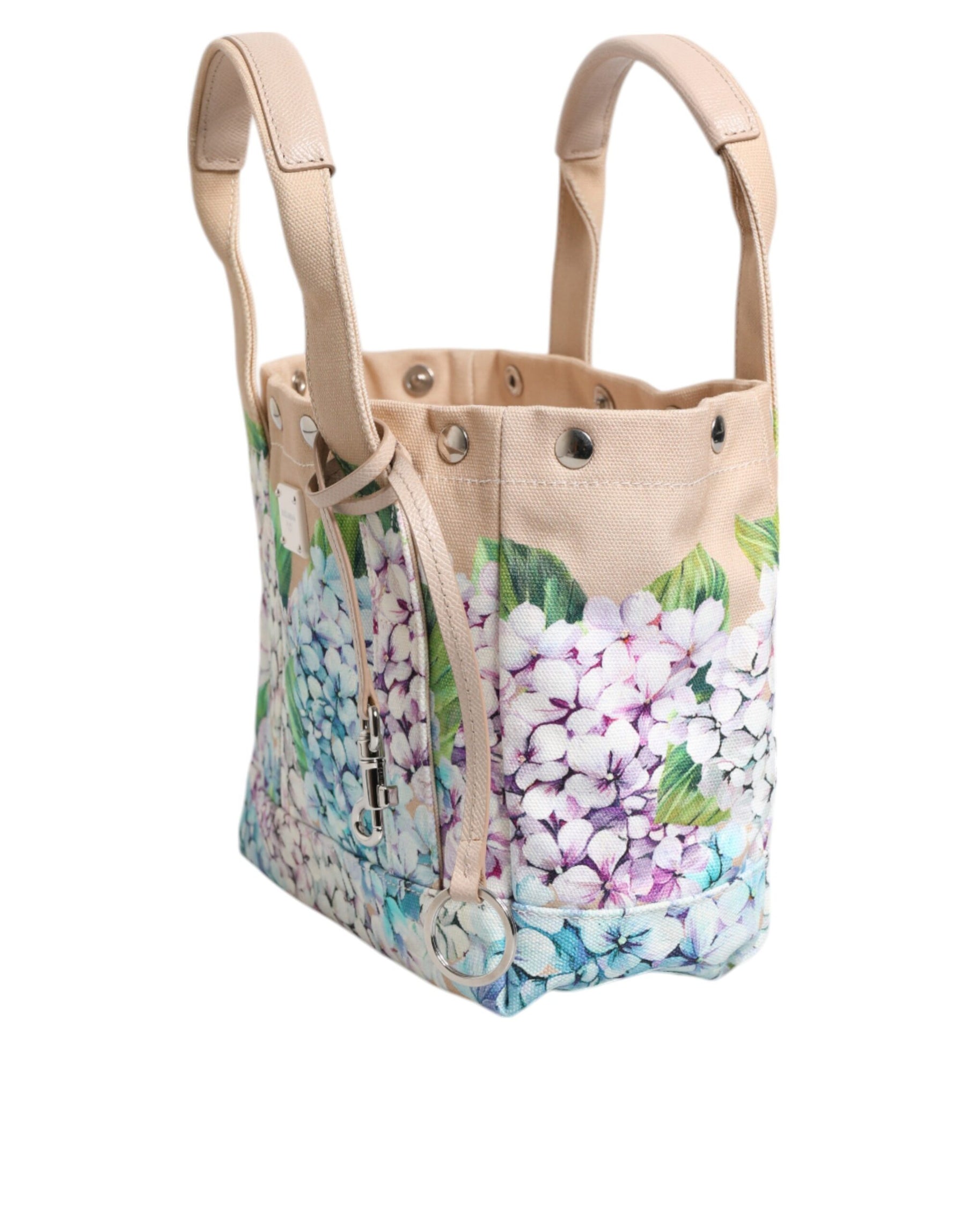 Dolce & Gabbana Multicolor Floral Canvas TANIA Top Handle Tote Bag | Regal Royce