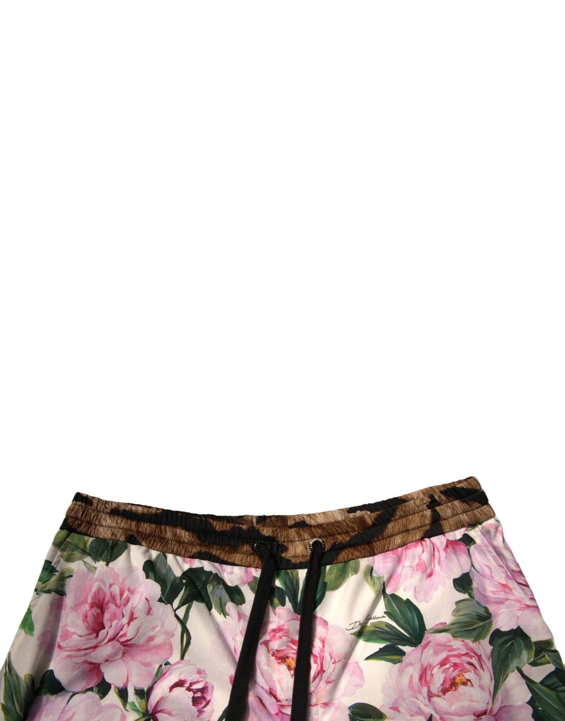 Dolce & Gabbana Multicolor Floral Cotton Men Bermuda Shorts | Regal Royce