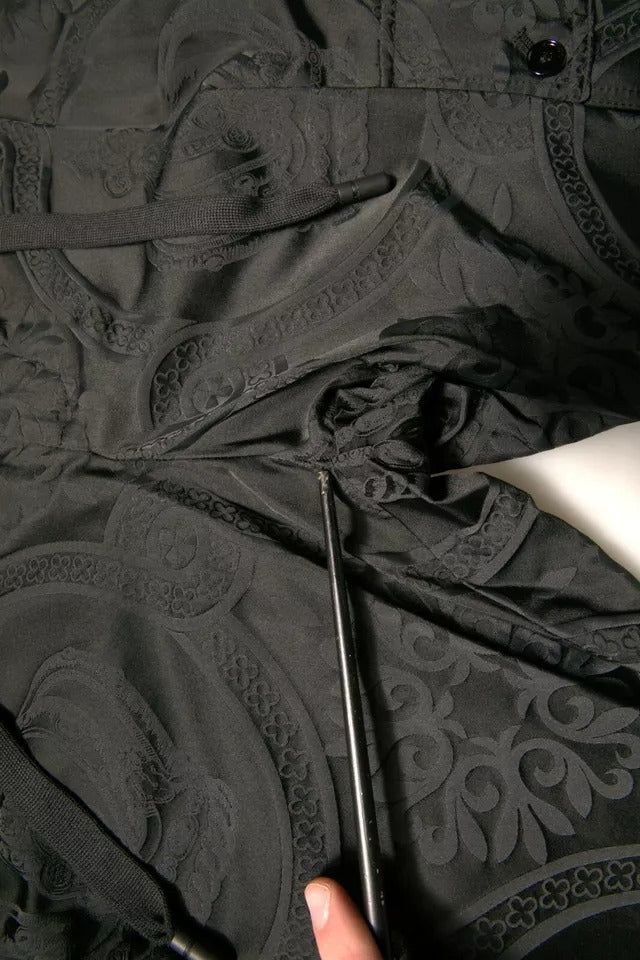 Dolce & Gabbana Black Crown Nylon Jogger Sweatpants Pants | Regal Royce