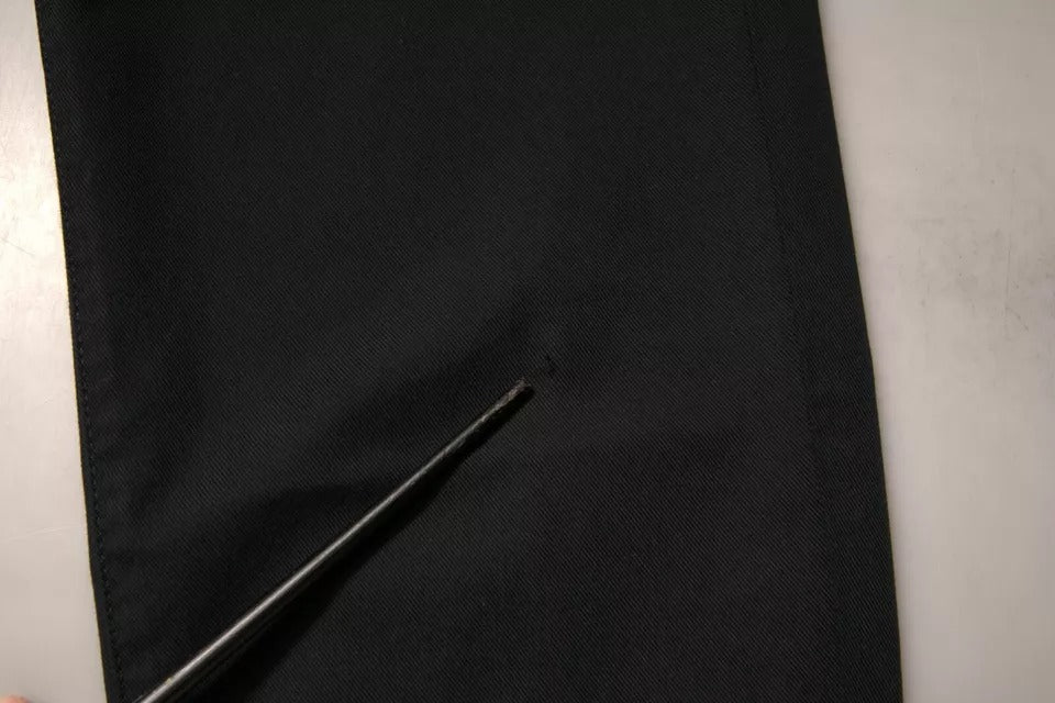 Dolce & Gabbana Black Logo Cotton Stretch Skinny Denim Jeans | Regal Royce