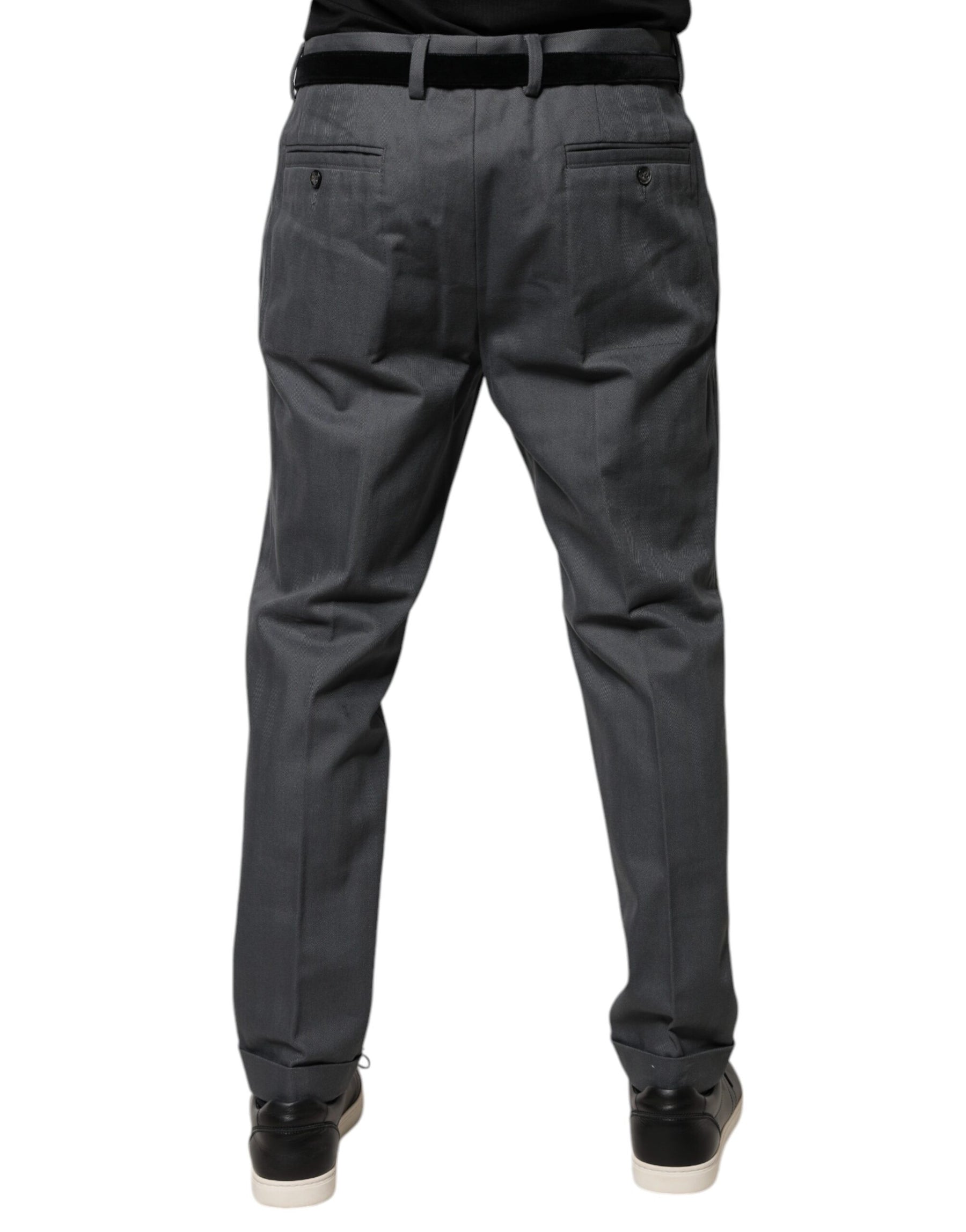 Dolce & Gabbana Gray Tapered Formal Dress Pants | Regal Royce