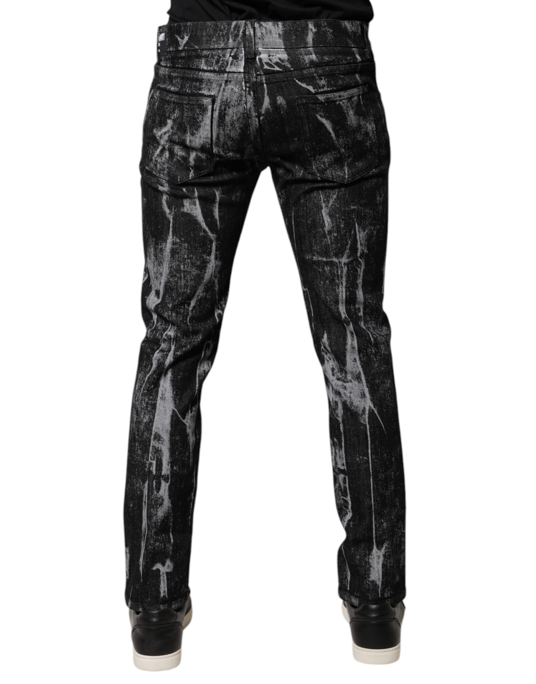 Dolce & Gabbana Multicolor Cotton Tie Dye Skinny Denim Jeans | Regal Royce