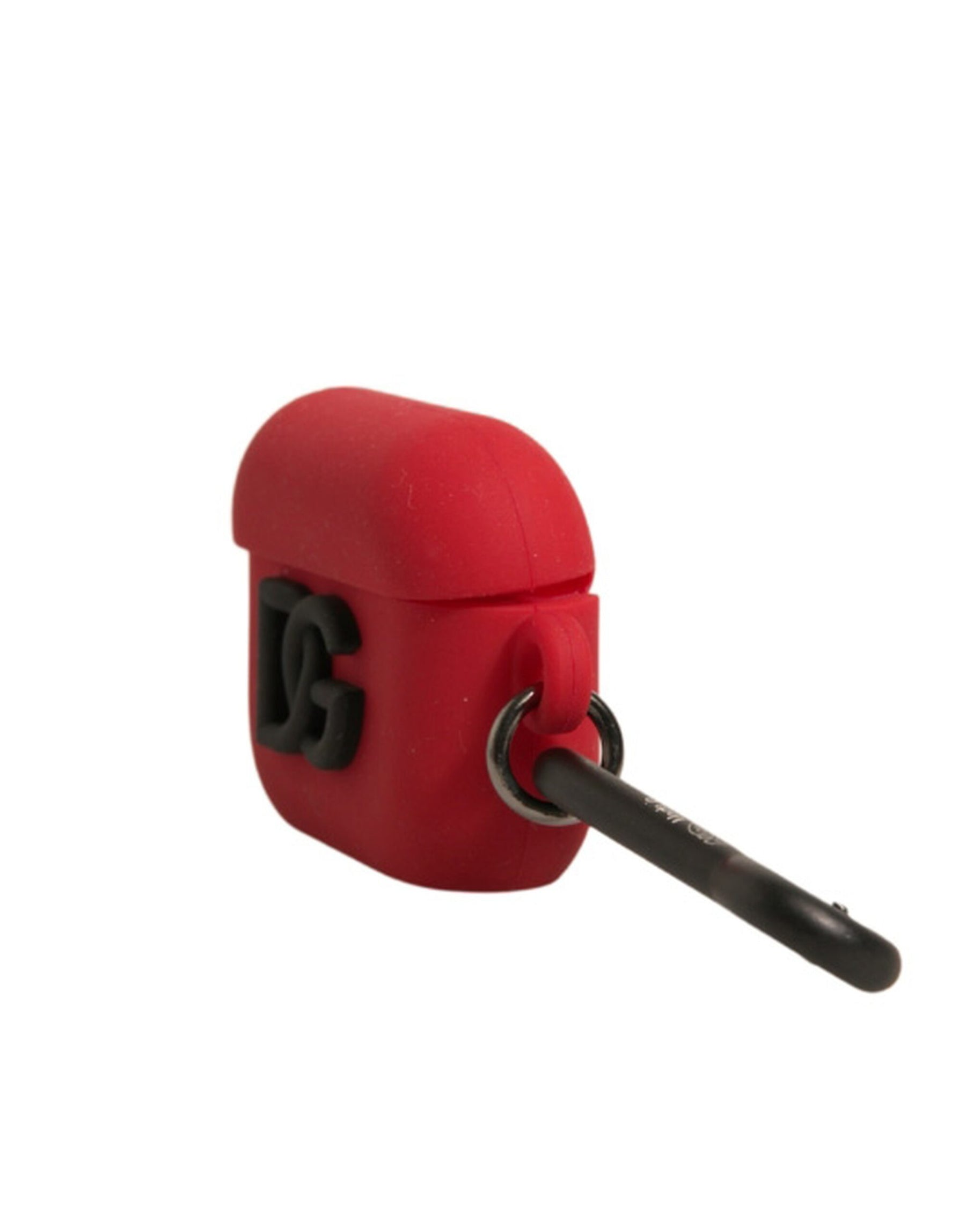Dolce & Gabbana Red Silicone Rubber Logo Embossed Airpods Case | Regal Royce