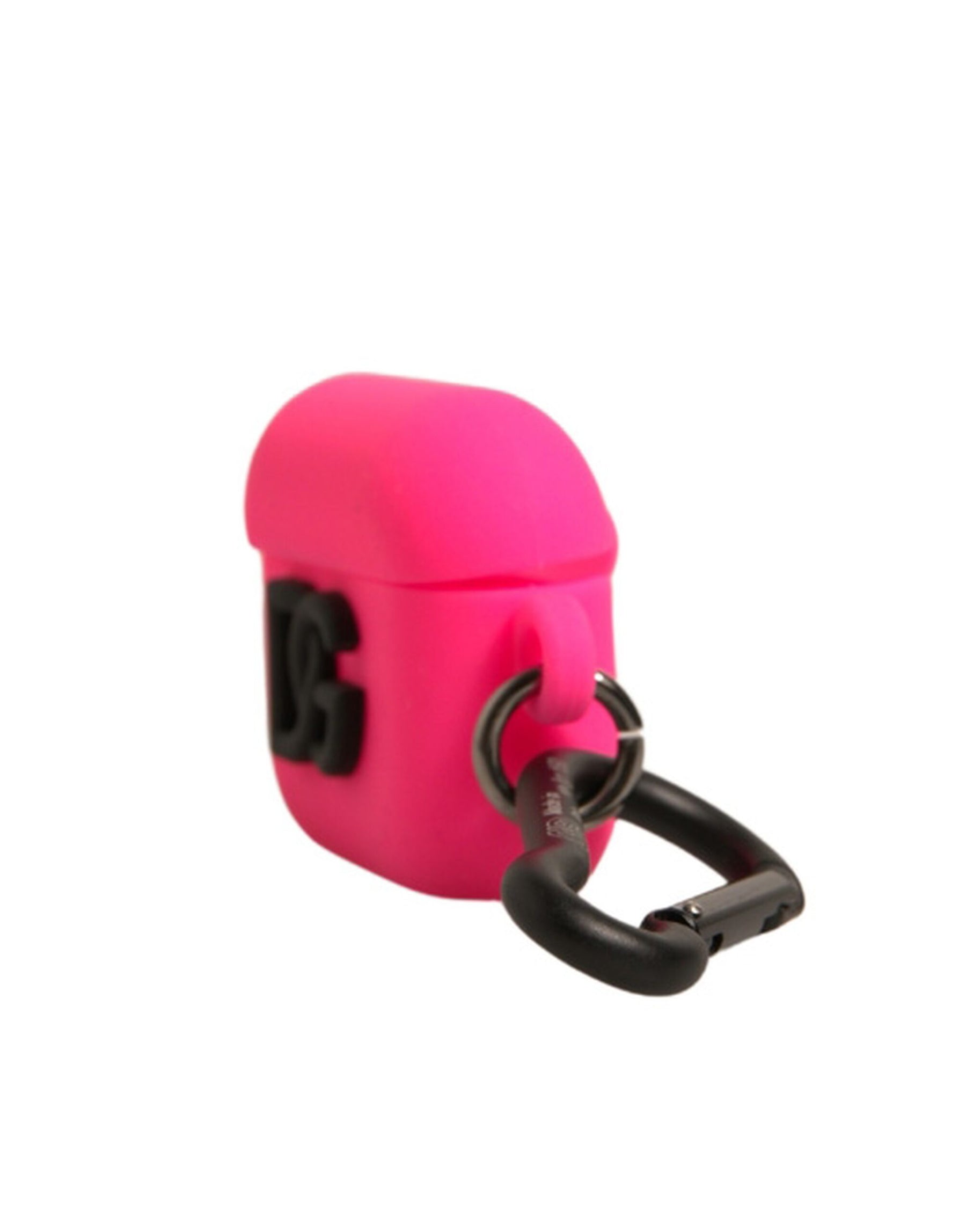 Dolce & Gabbana Pink Silicone Rubber Logo Embossed Airpods Case | Regal Royce