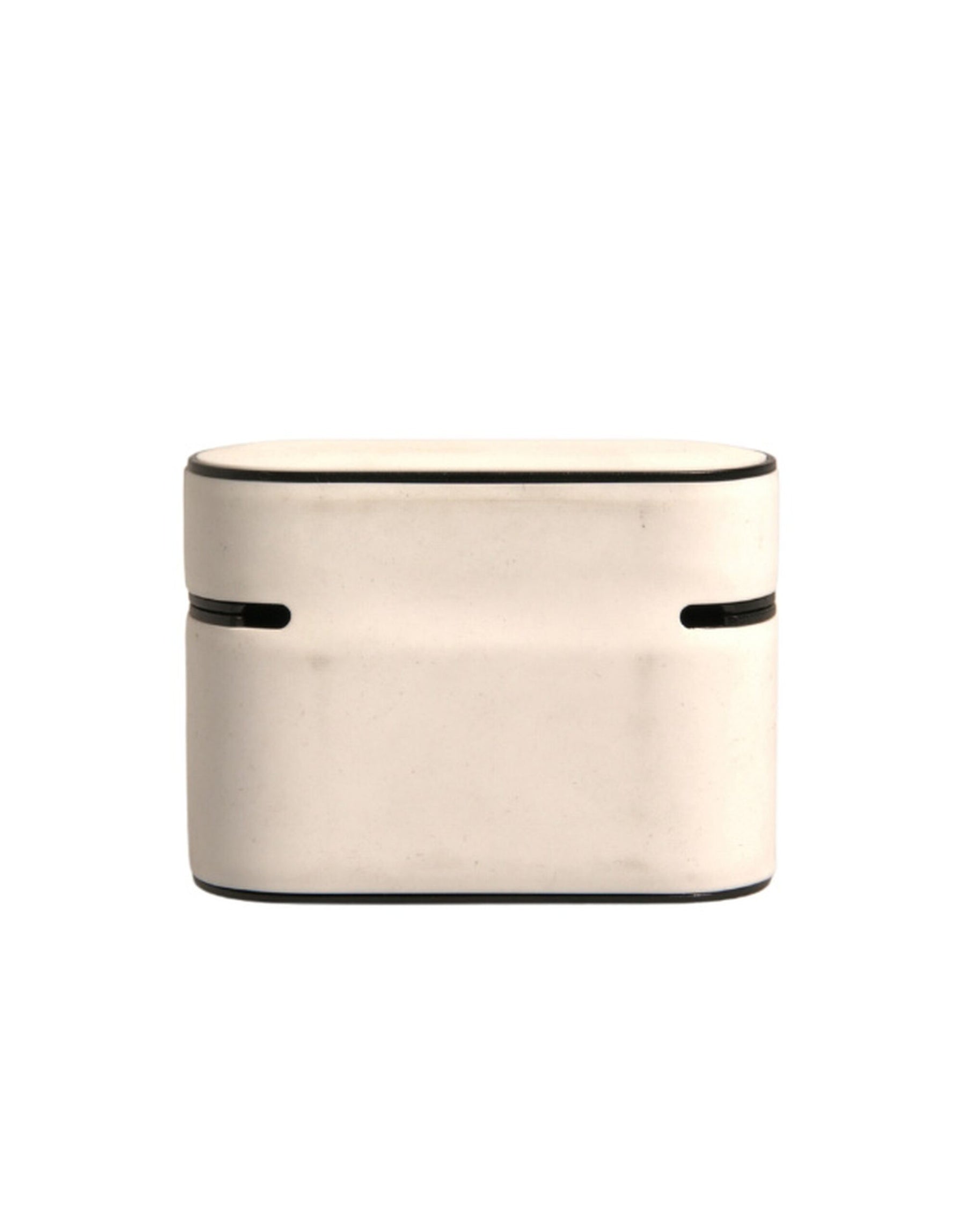Dolce & Gabbana White PVC Embossed Logo Plaque Holder Airpods Case | Regal Royce