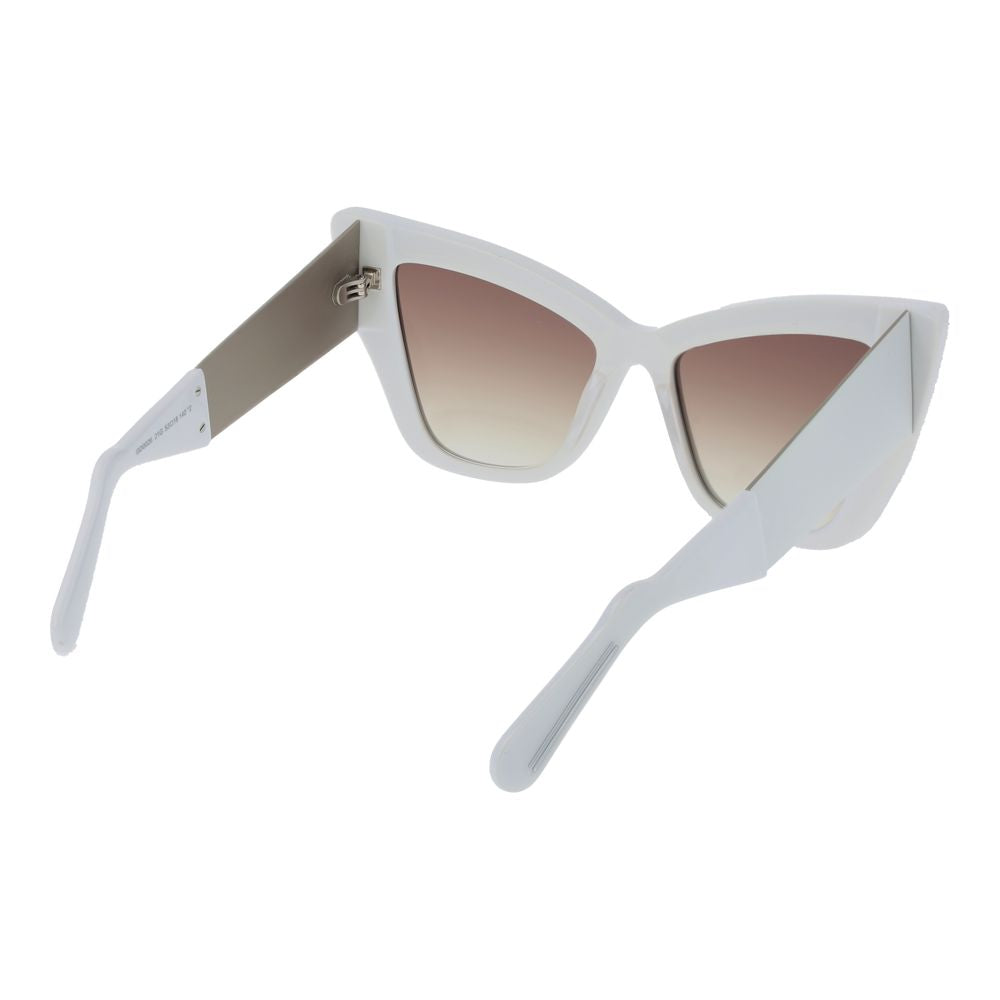 GCDS White Acetate Sunglasses | Regal Royce