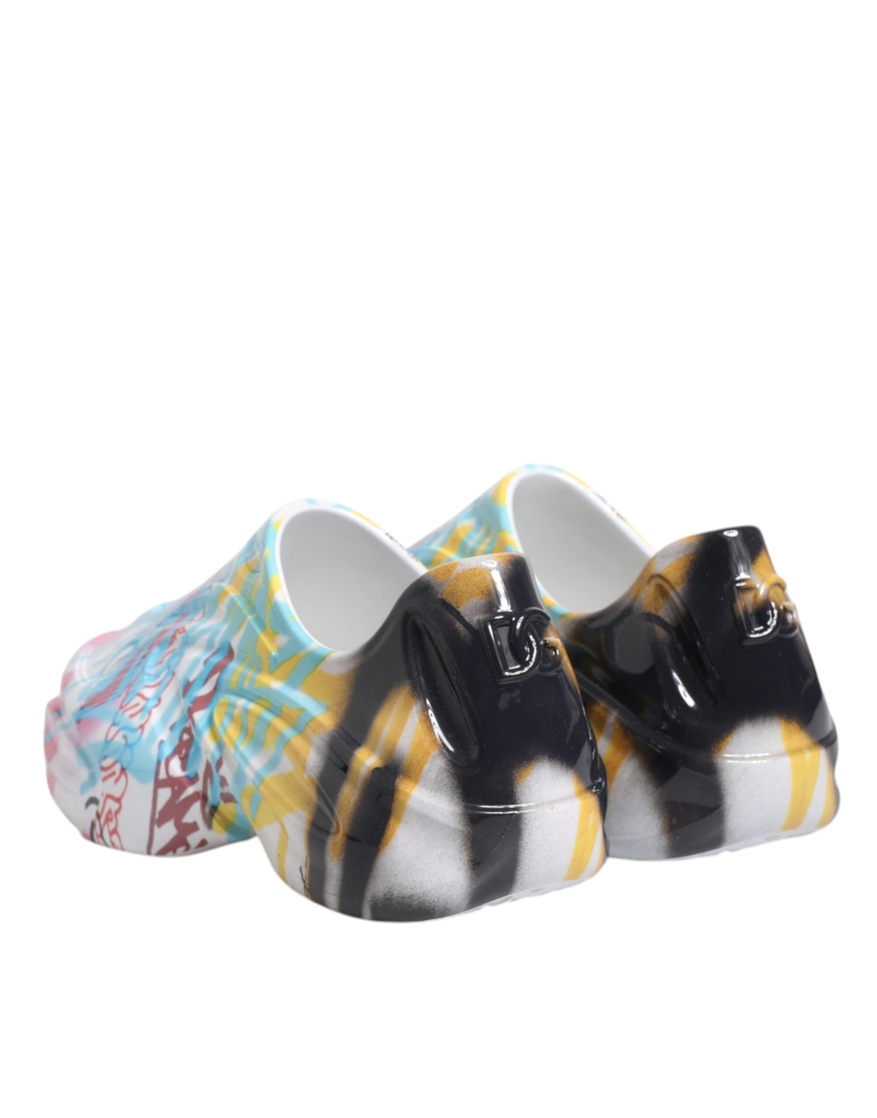 Dolce & Gabbana Multicolor Graffiti Daymaster Sneakers Shoes | Regal Royce