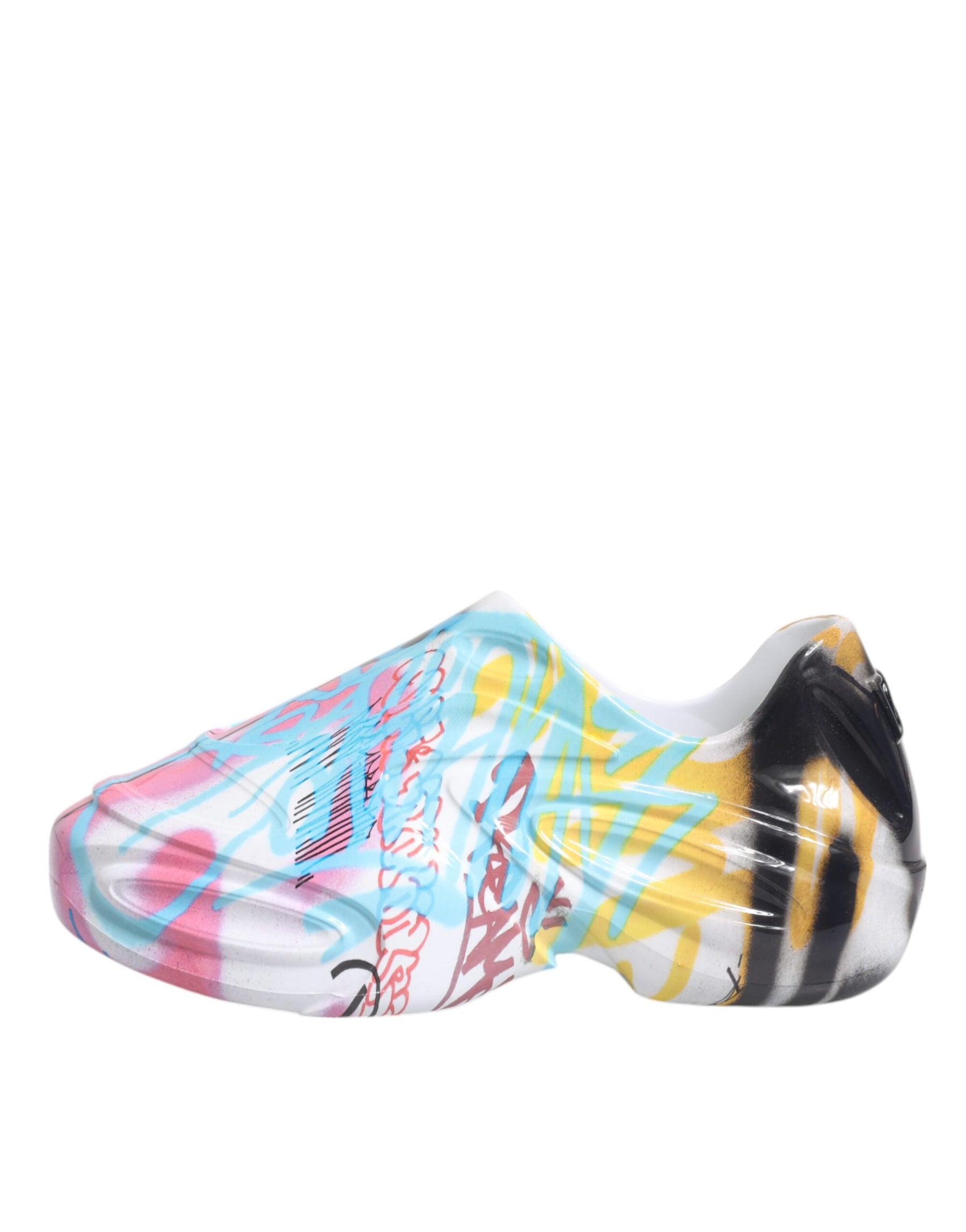 Dolce & Gabbana Multicolor Graffiti Daymaster Sneakers Shoes | Regal Royce