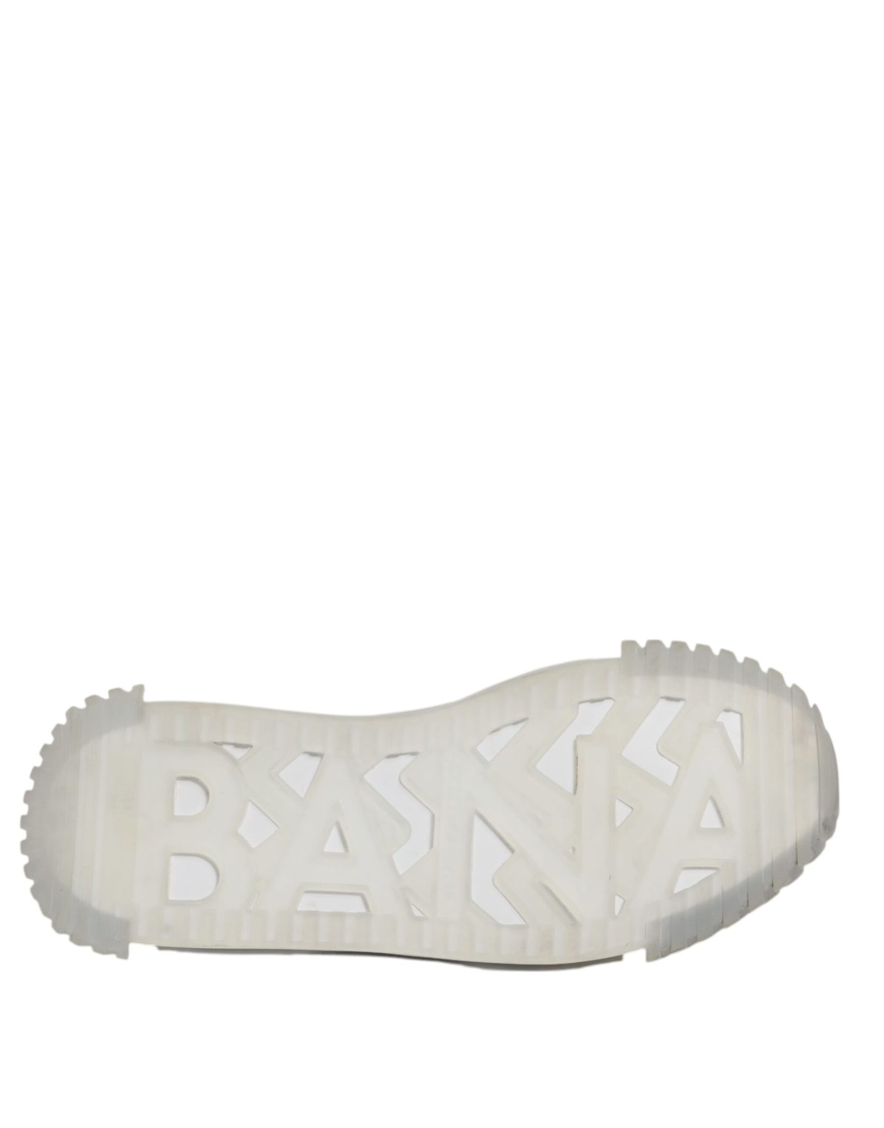 Dolce & Gabbana Silver Black Nylon NS1 Low Top Sneakers Shoes | Regal Royce