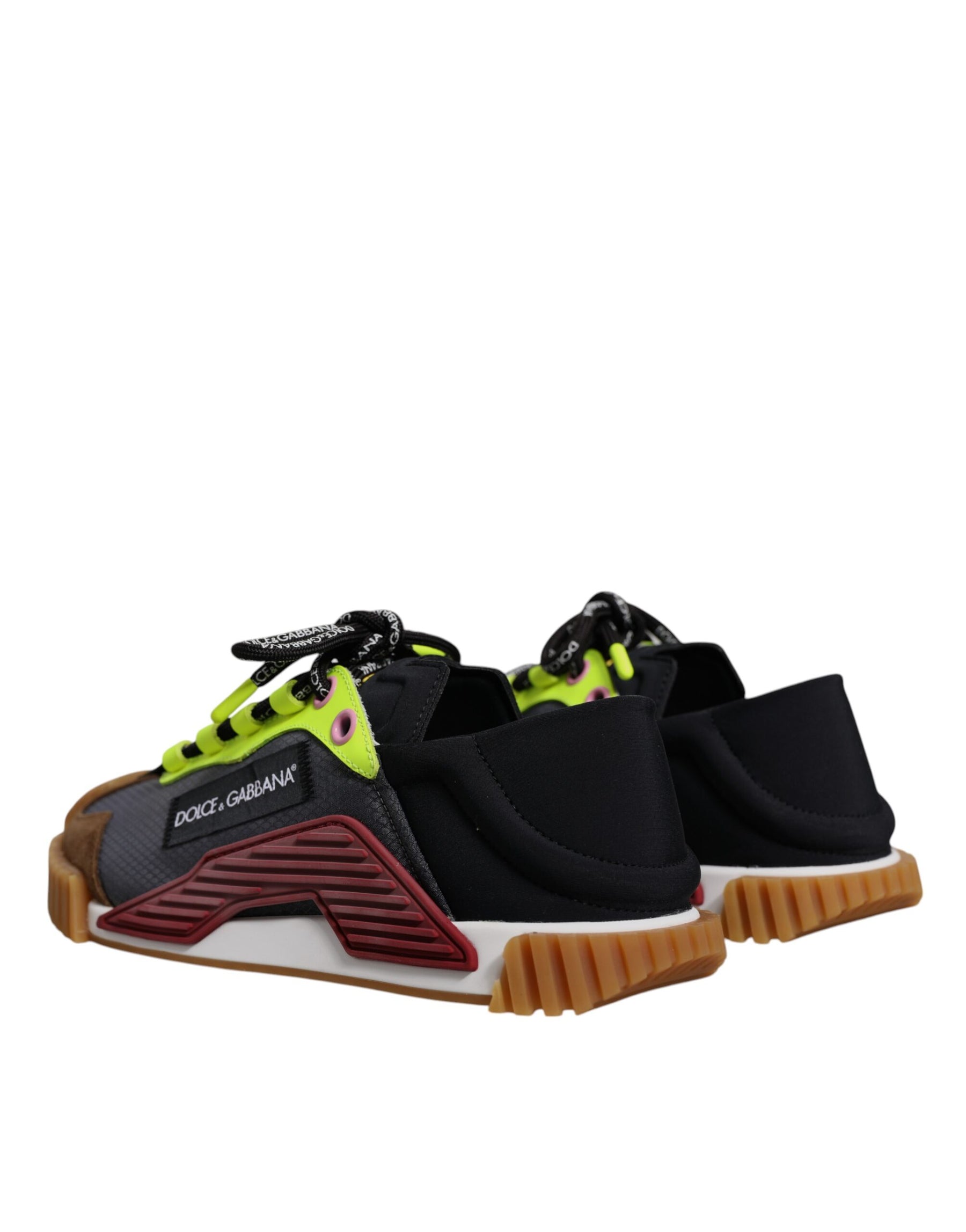 Dolce & Gabbana Multicolor Nylon Low Top NS1 Sneakers Shoes | Regal Royce