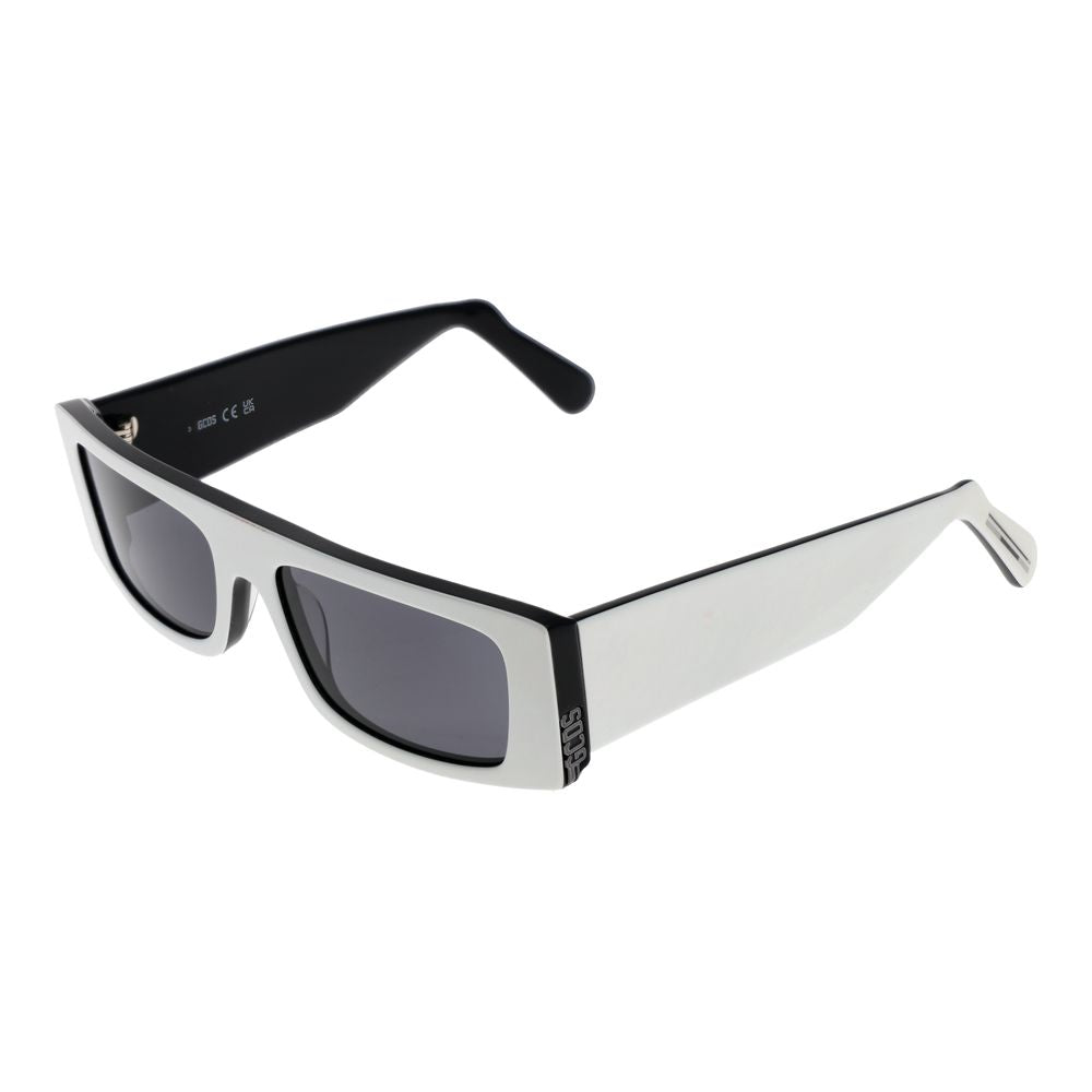 GCDS White Plastic Sunglasses | Regal Royce