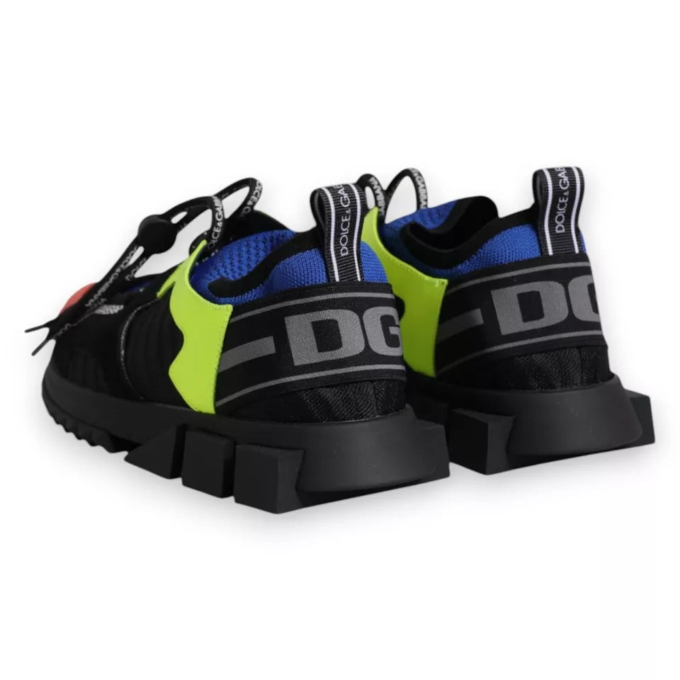 Dolce & Gabbana Multicolor Mesh Sorrento Trekking Sneakers Shoes | Regal Royce