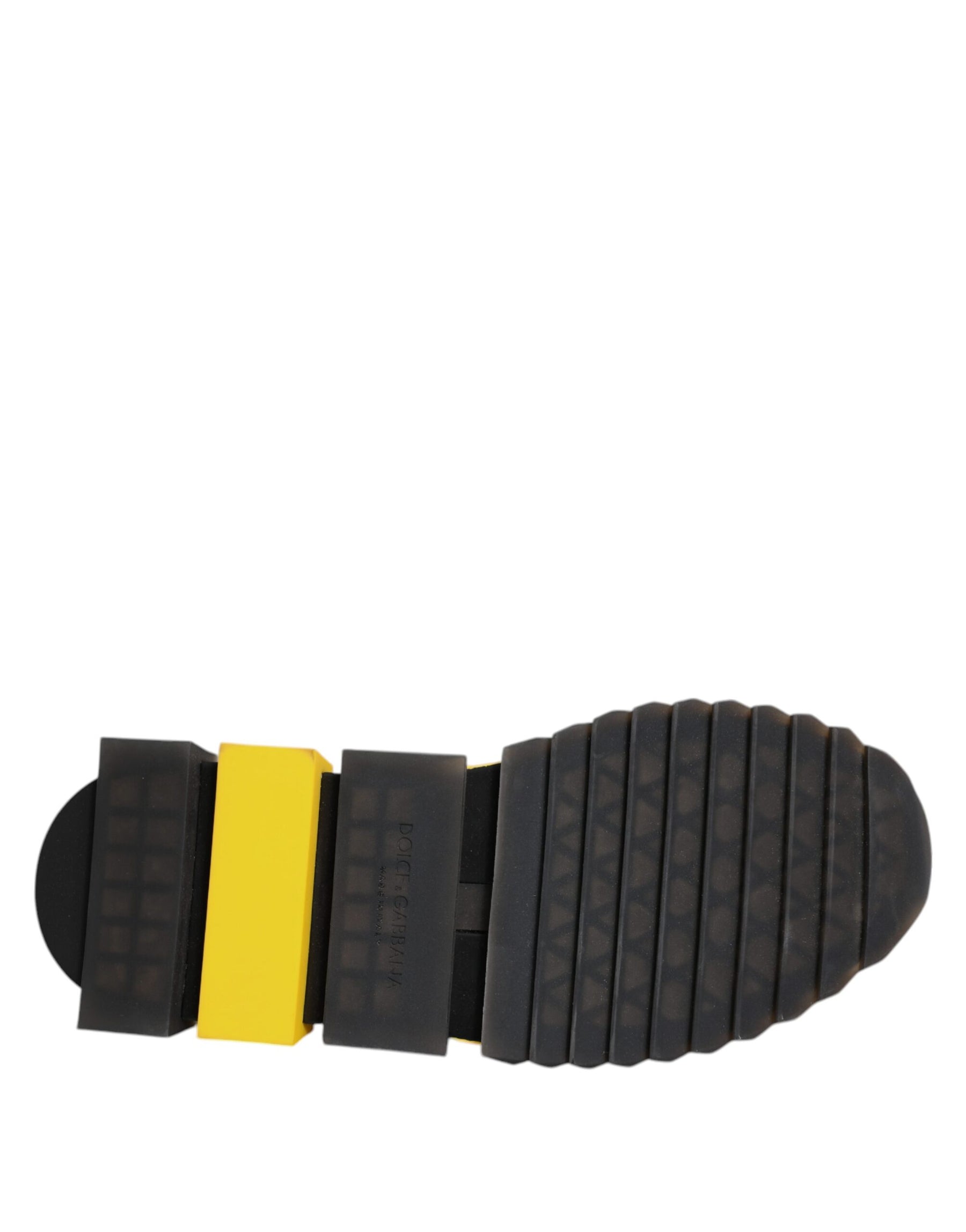 Dolce & Gabbana Yellow SORRENTO Sport Stretch Sneakers Shoes | Regal Royce