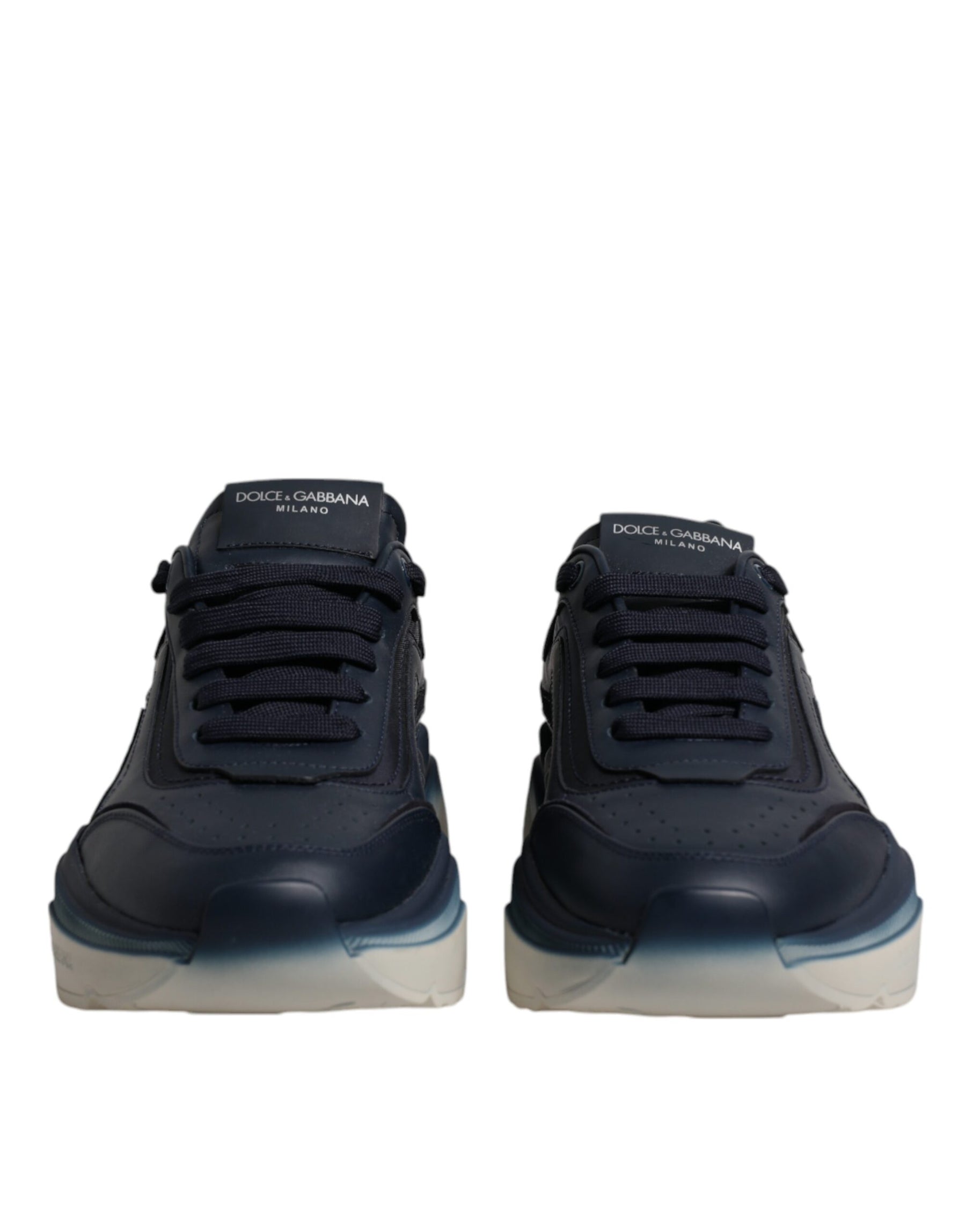 Dolce & Gabbana Navy Blue Daymaster Low Top Men Sneakers Shoes | Regal Royce