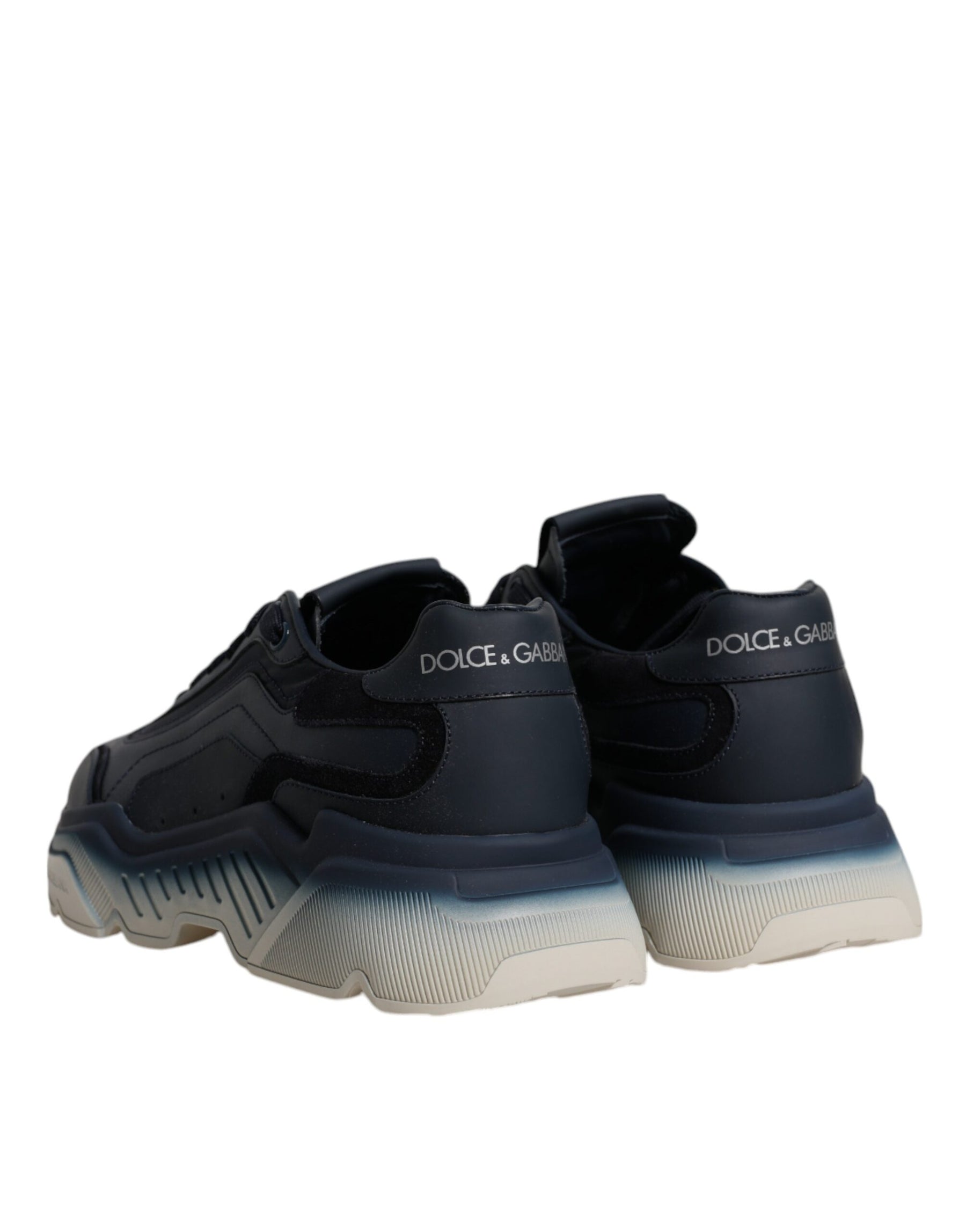 Dolce & Gabbana Navy Blue Daymaster Low Top Men Sneakers Shoes | Regal Royce