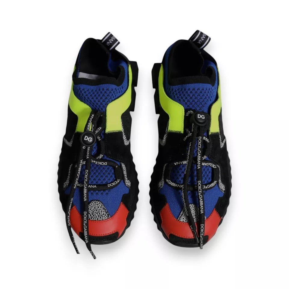 Dolce & Gabbana Multicolor Low Top Sorrento Sneakers Shoes | Regal Royce