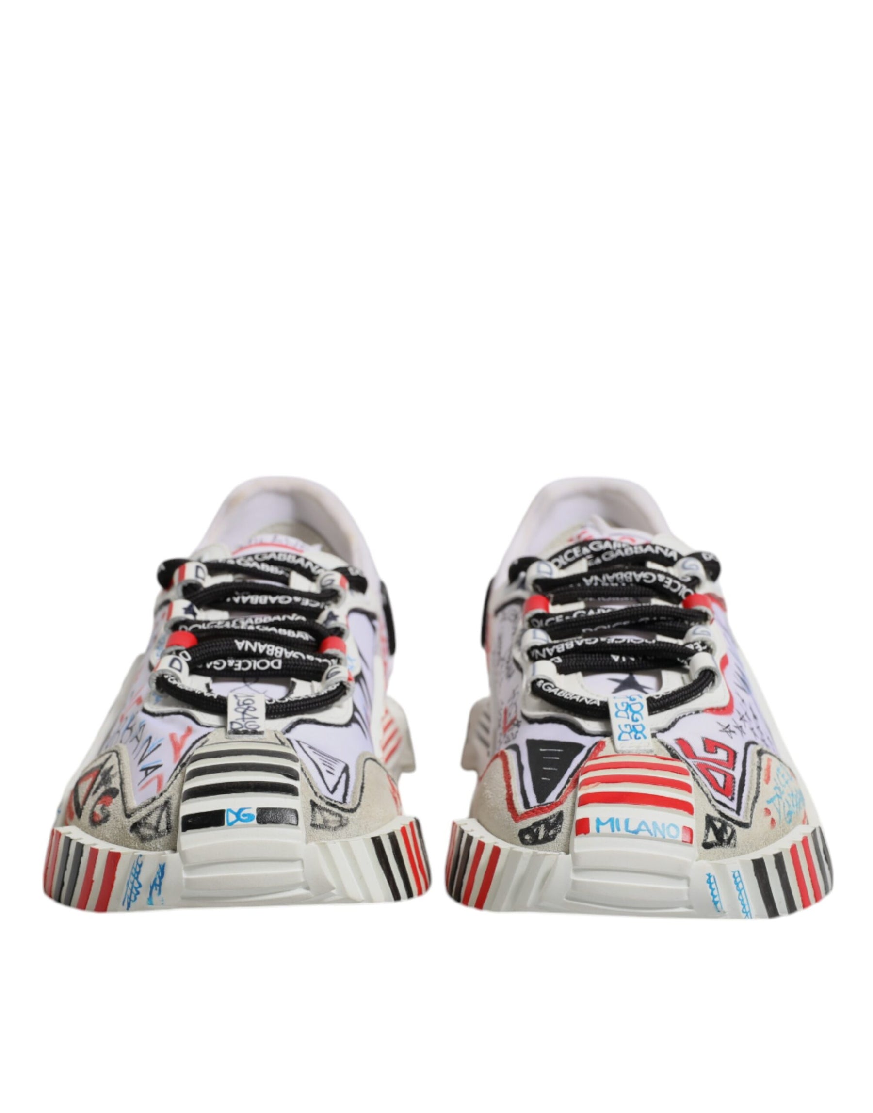 Dolce & Gabbana Multicolor Suede Fabric NS1 Sneakers Shoes | Regal Royce
