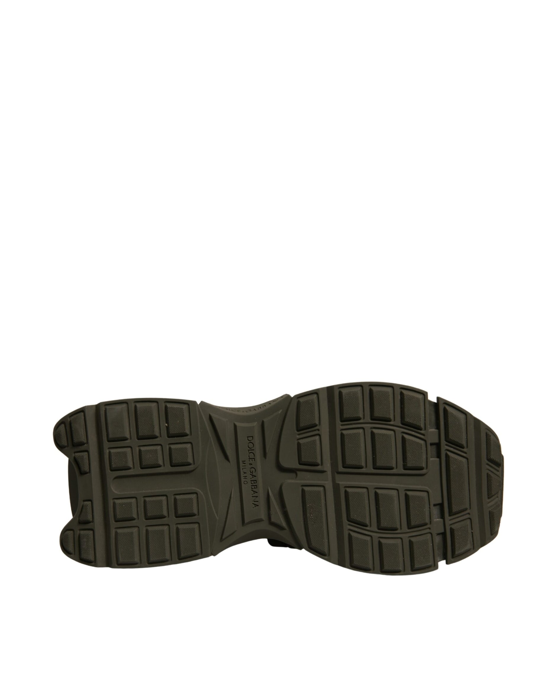 Dolce & Gabbana Military Green Space Low Top Sneakers Shoes | Regal Royce