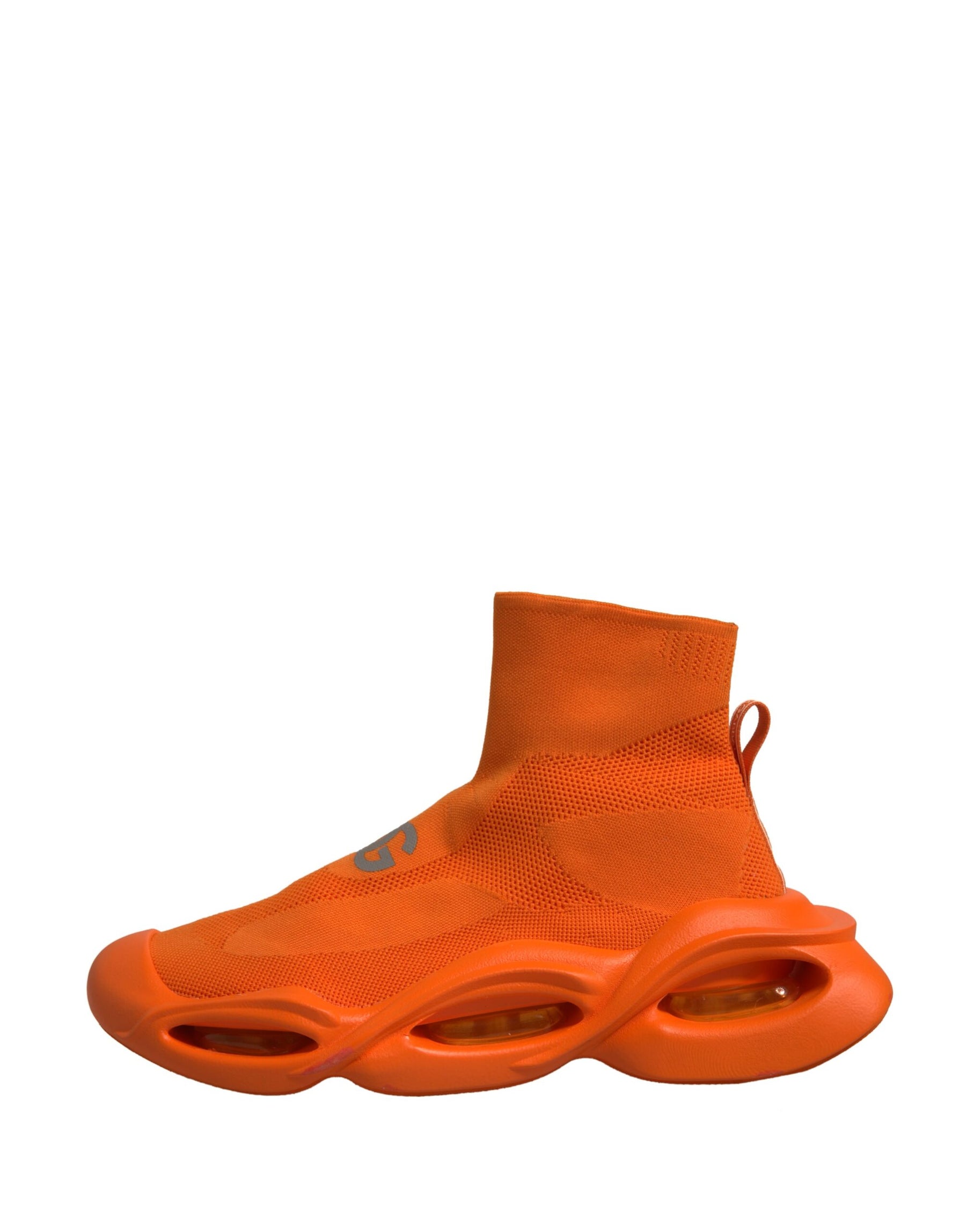 Dolce & Gabbana Orange Slip On Wave Socks Men Sneakers Shoes | Regal Royce