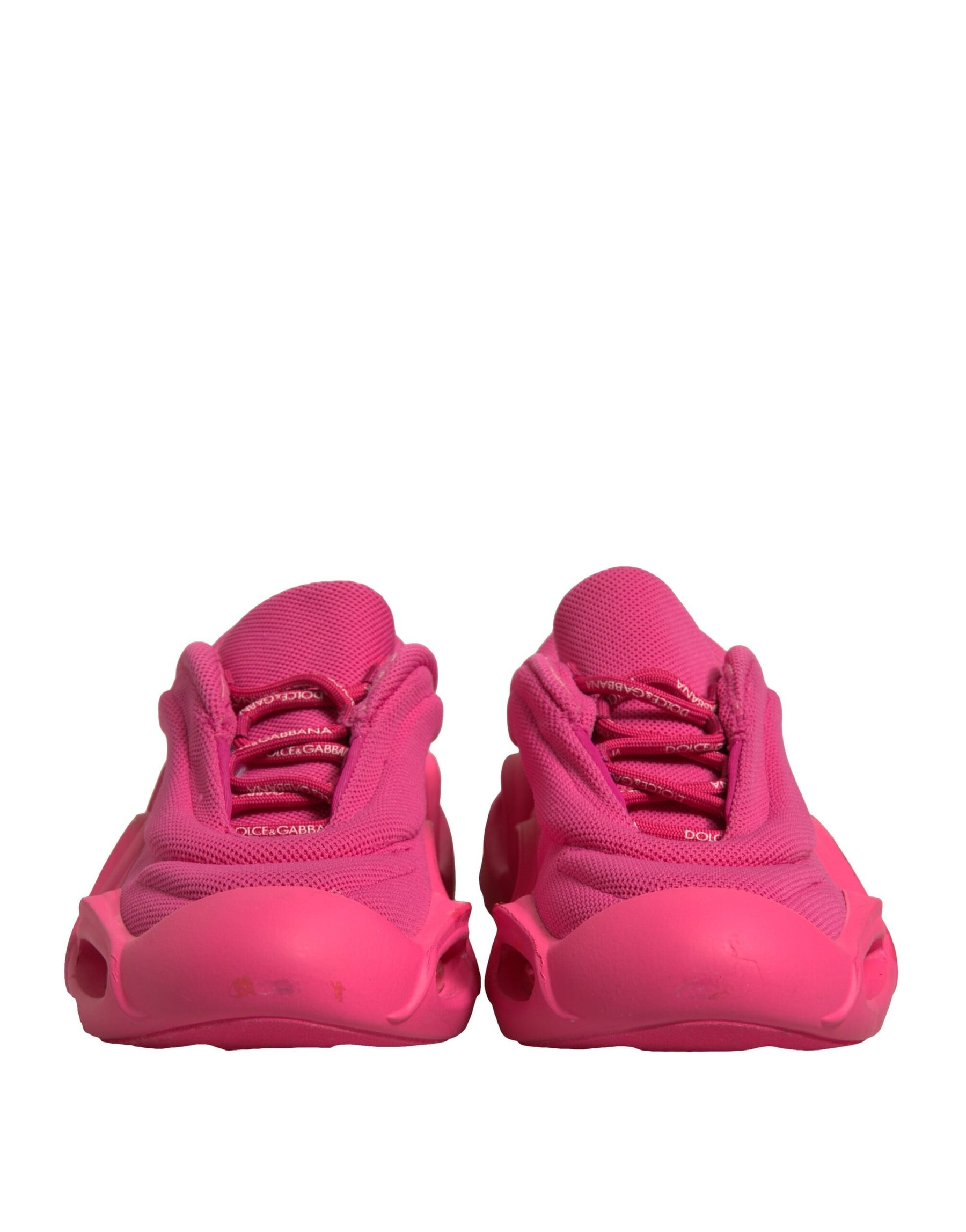 Dolce & Gabbana Pink Wave Low Top Lace Up Men Sneakers Shoes | Regal Royce