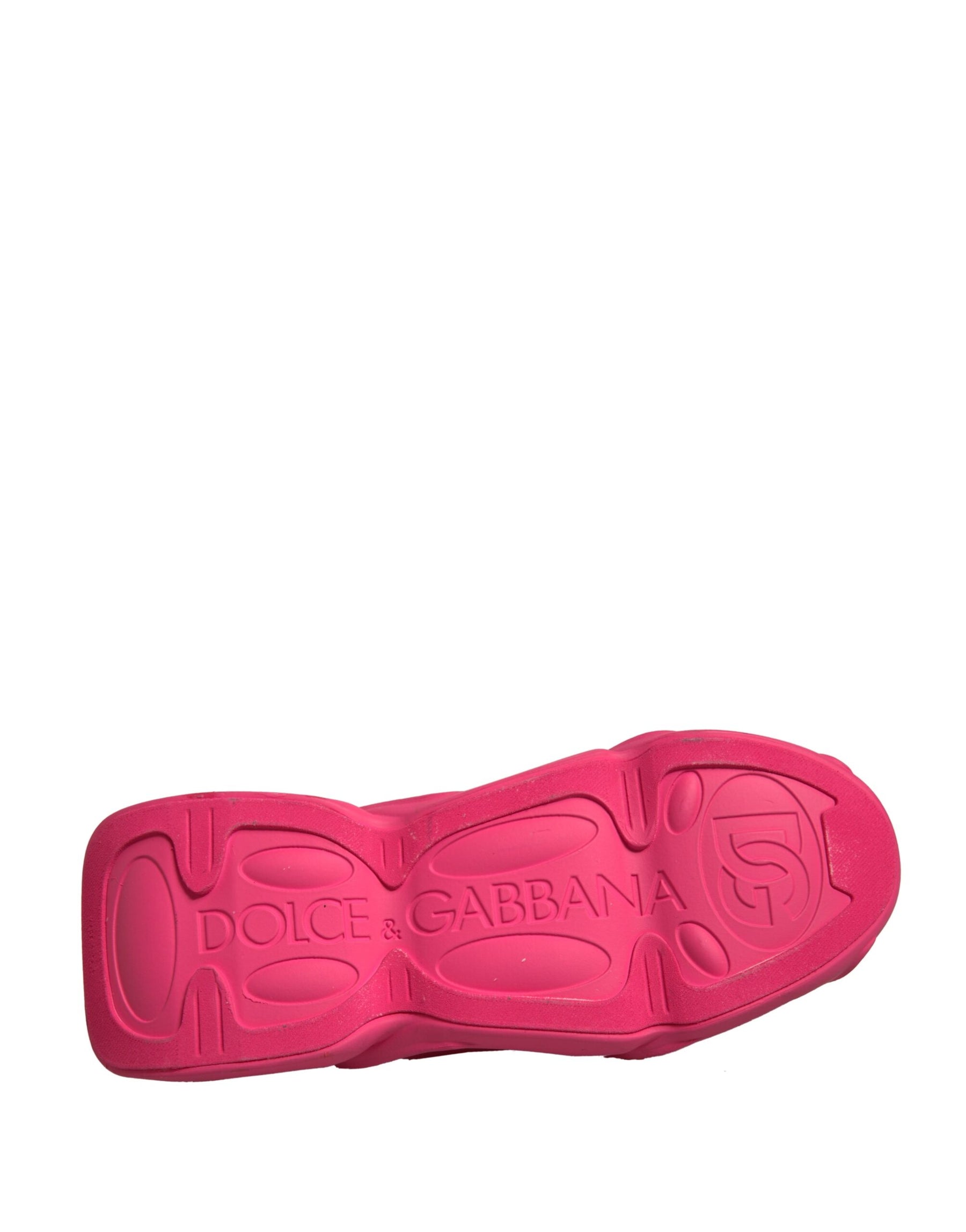 Dolce & Gabbana Pink Wave Low Top Lace Up Men Sneakers Shoes | Regal Royce