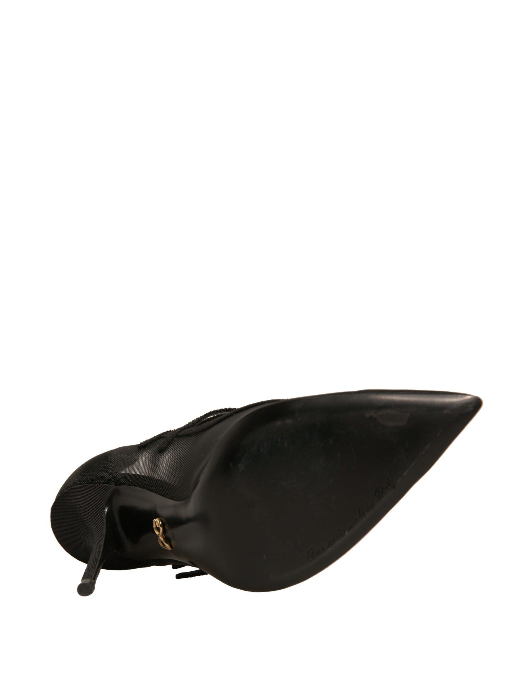 Dolce & Gabbana Black Mesh Mary Jane High Heels Pumps Shoes | Regal Royce