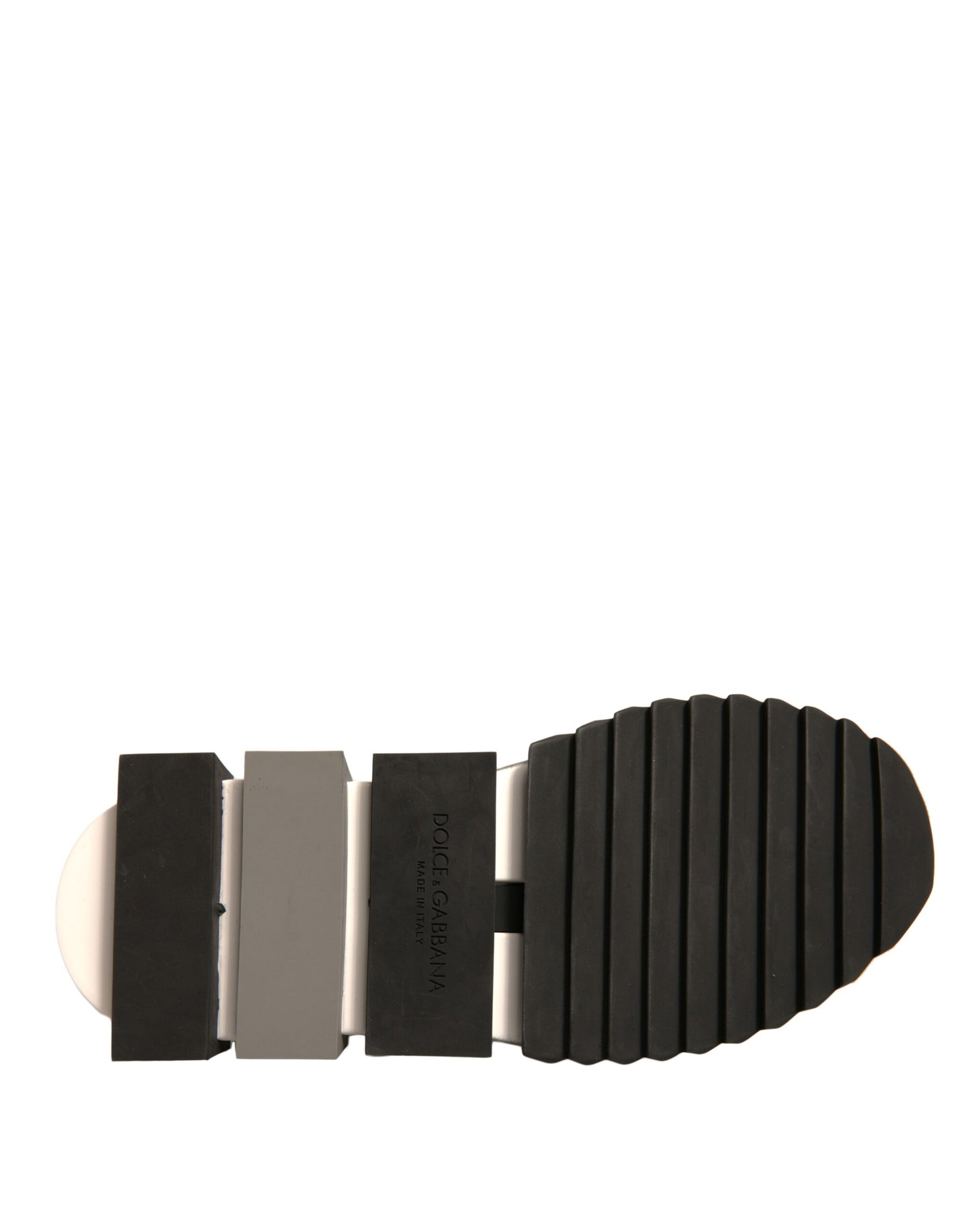 Dolce & Gabbana White Black Slip On Sorrento Sneakers Shoes | Regal Royce