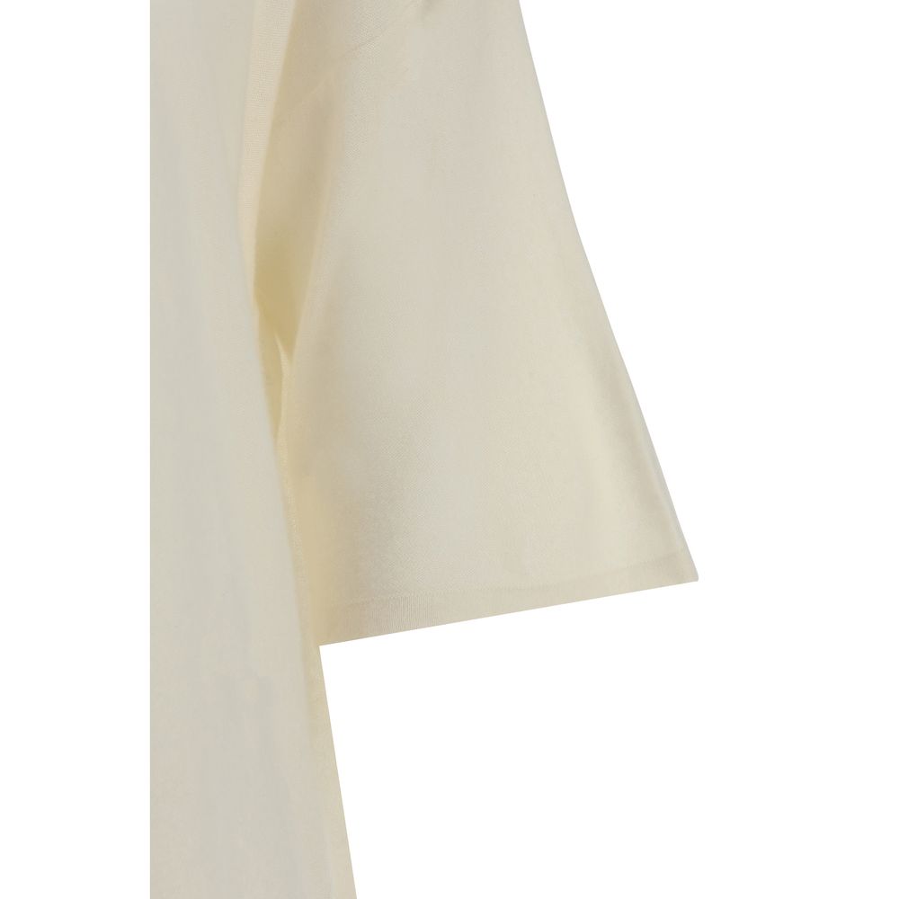 SA SU PHI White Cashmere T-Shirt | Regal Royce