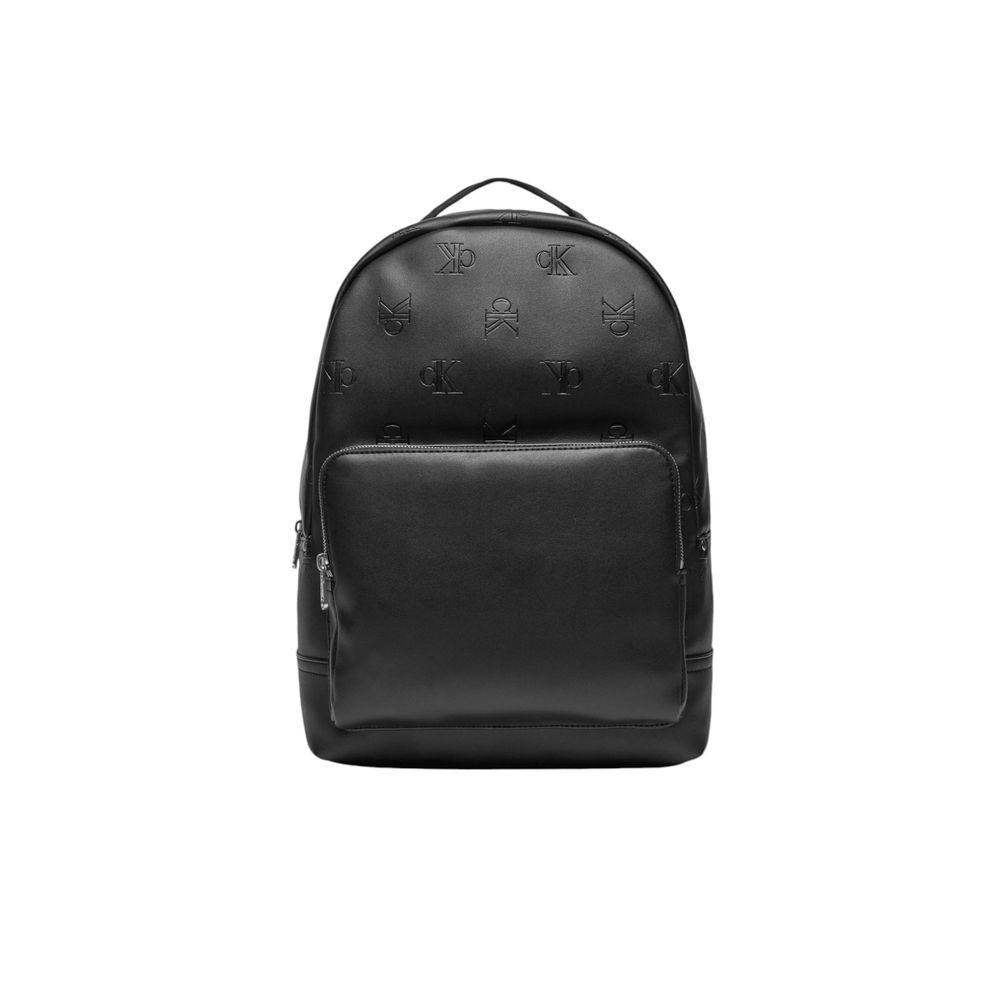 Calvin Klein Jeans Black Polyethylene Backpack | Regal Royce