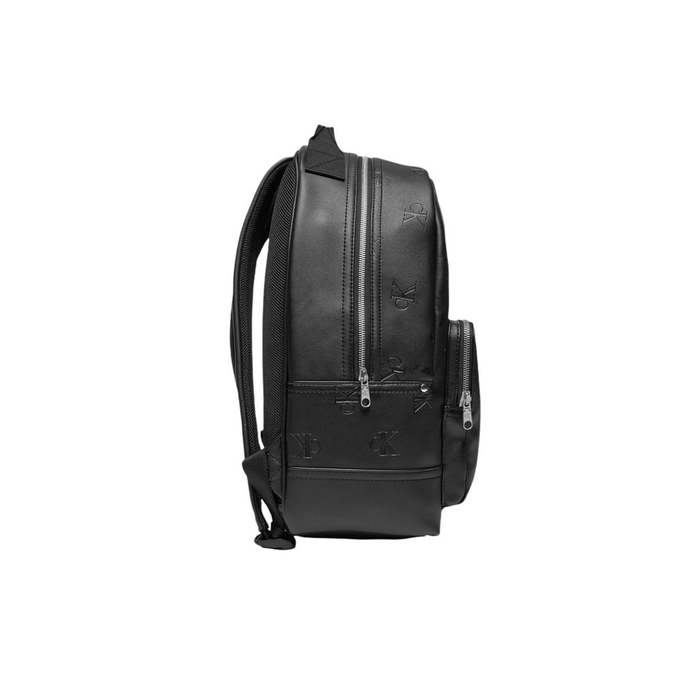 Calvin Klein Jeans Black Polyethylene Backpack | Regal Royce