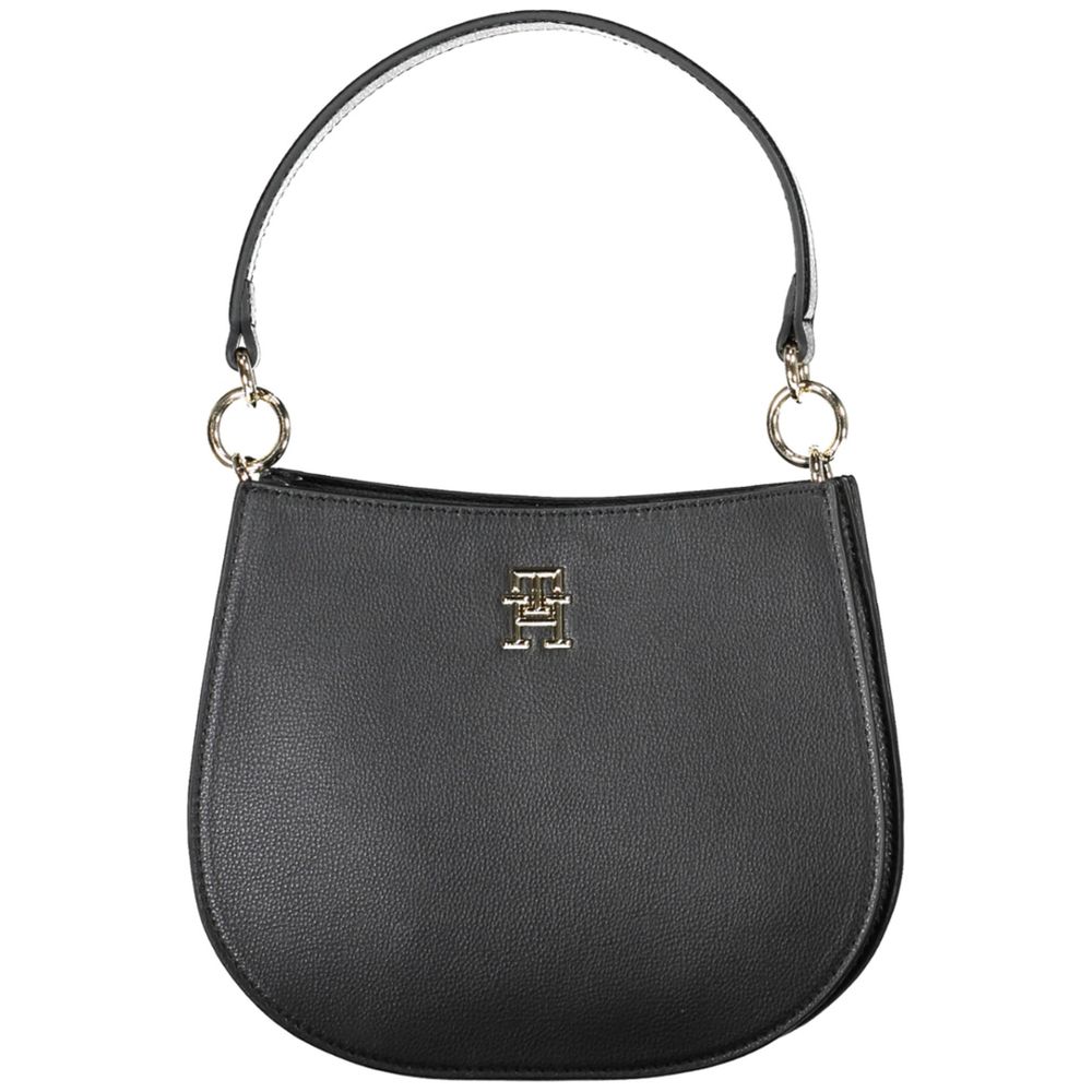 Tommy Hilfiger Black Polyester Handbag | Regal Royce