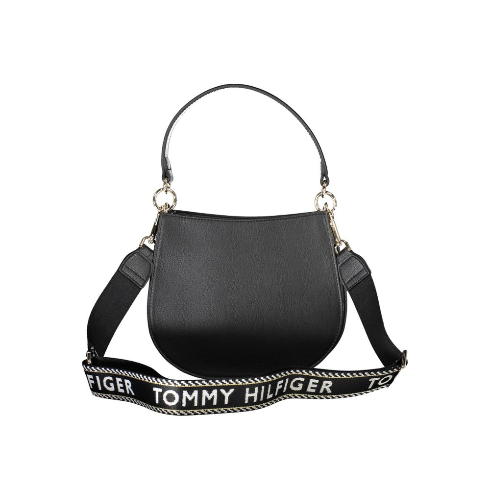 Tommy Hilfiger Black Polyester Handbag | Regal Royce