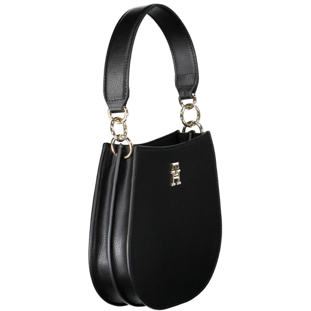 Tommy Hilfiger Black Polyester Handbag | Regal Royce