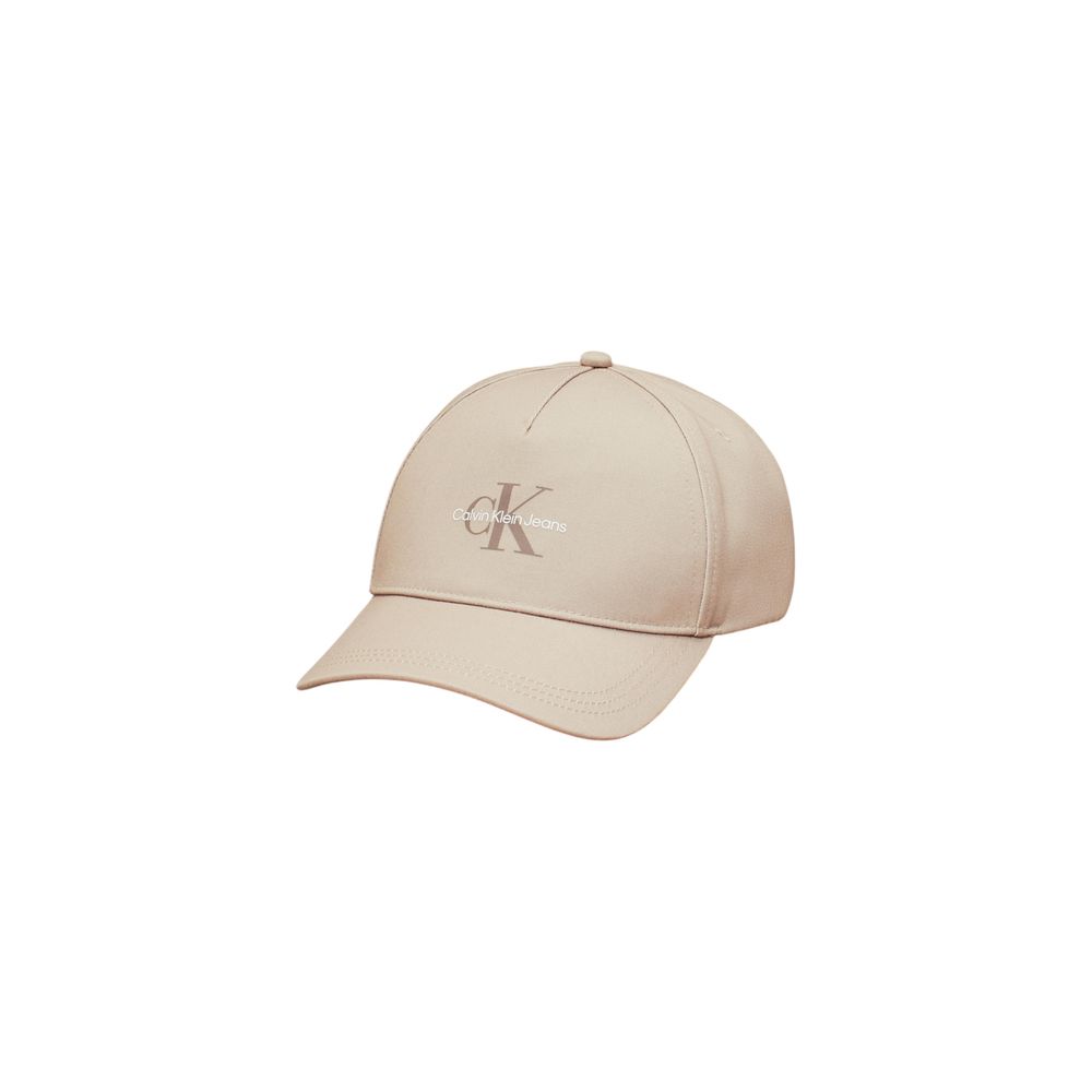Calvin Klein Jeans Beige Recycled Polyester Cap (Baseball Hat) | Regal Royce
