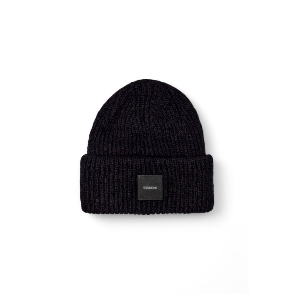 Calvin Klein Black Alpaca Leather Cap (Baseball Hat) | Regal Royce