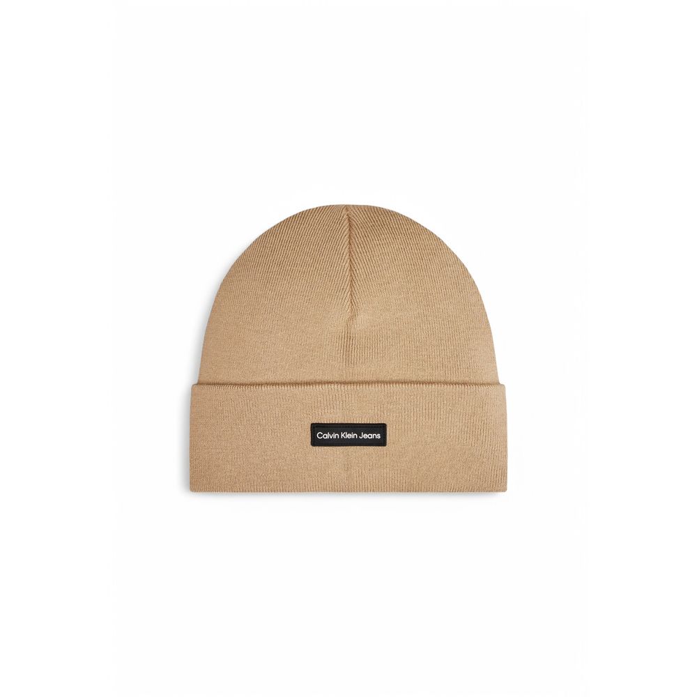 Calvin Klein Jeans Beige Recycled Polyester Cap (Baseball Hat) | Regal Royce