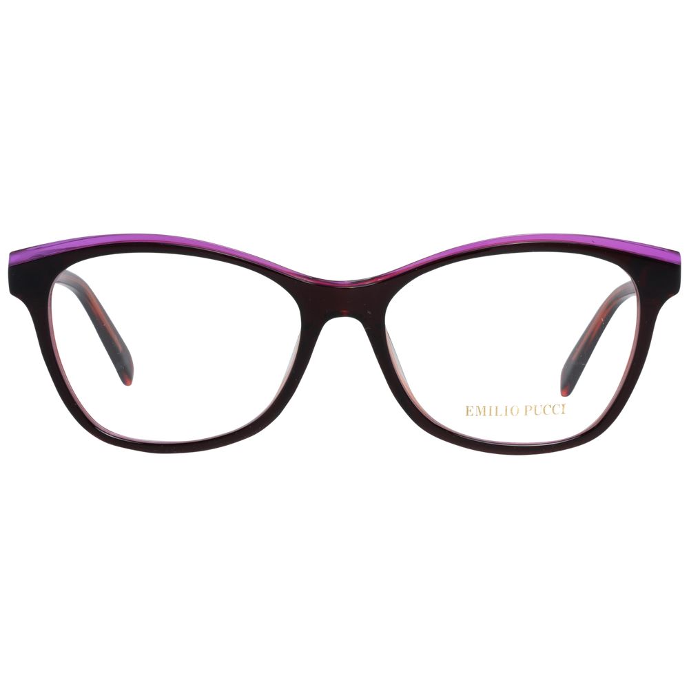 Emilio Pucci Burgundy Plastic Glasses (Frames) | Regal Royce