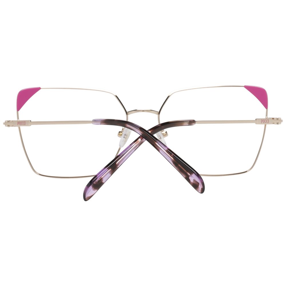 Emilio Pucci Rose Gold Metal & Plastic Glasses (Frames) | Regal Royce