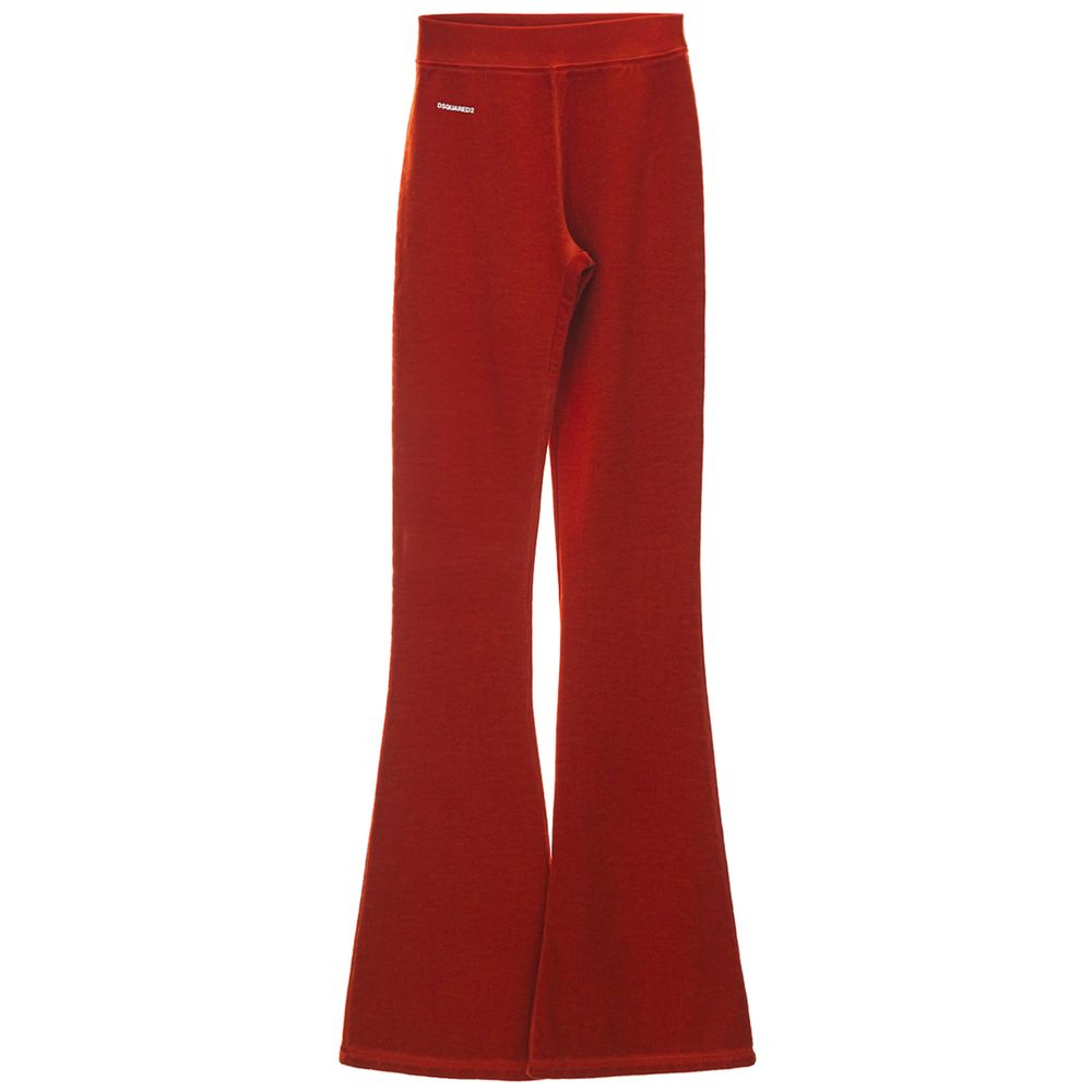 Dsquared² Red Cotton Athletic Pants | Regal Royce