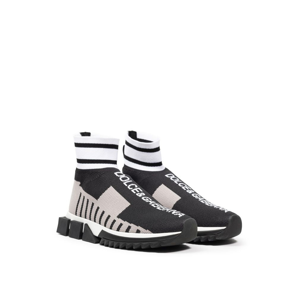 Dolce & Gabbana Black Fabric Sneaker | Regal Royce