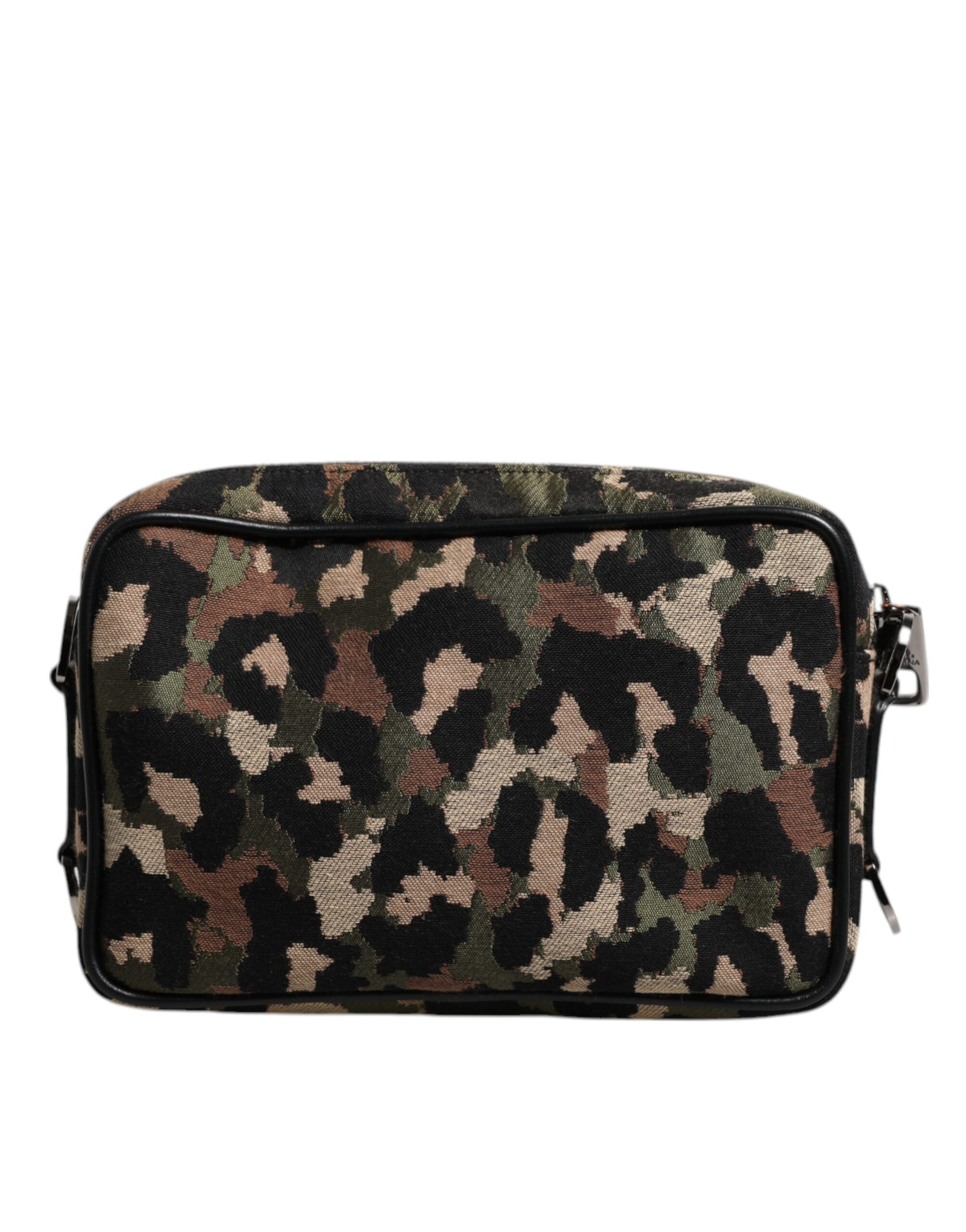 Dolce & Gabbana Multicolor Leopard Jacquard DG Logo Crossbody Bag | Regal Royce