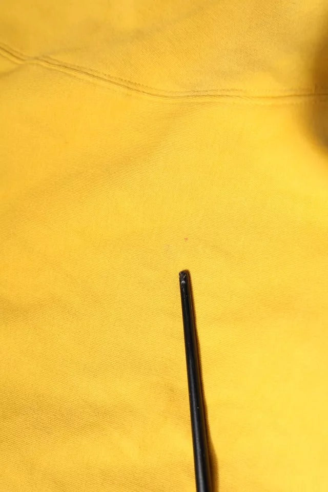 Dolce & Gabbana Yellow Logo Full Zip Hooded Sweatshirt Sweater | Regal Royce