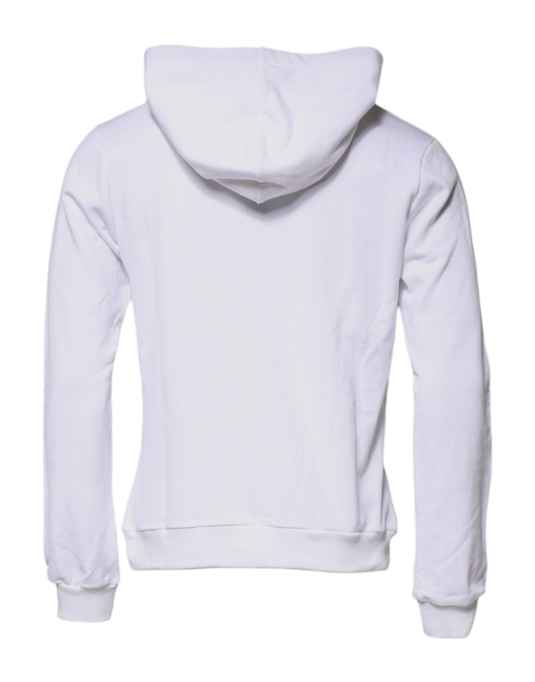 Dolce & Gabbana White Sacred Heart Hooded Sweatshirt Sweater | Regal Royce