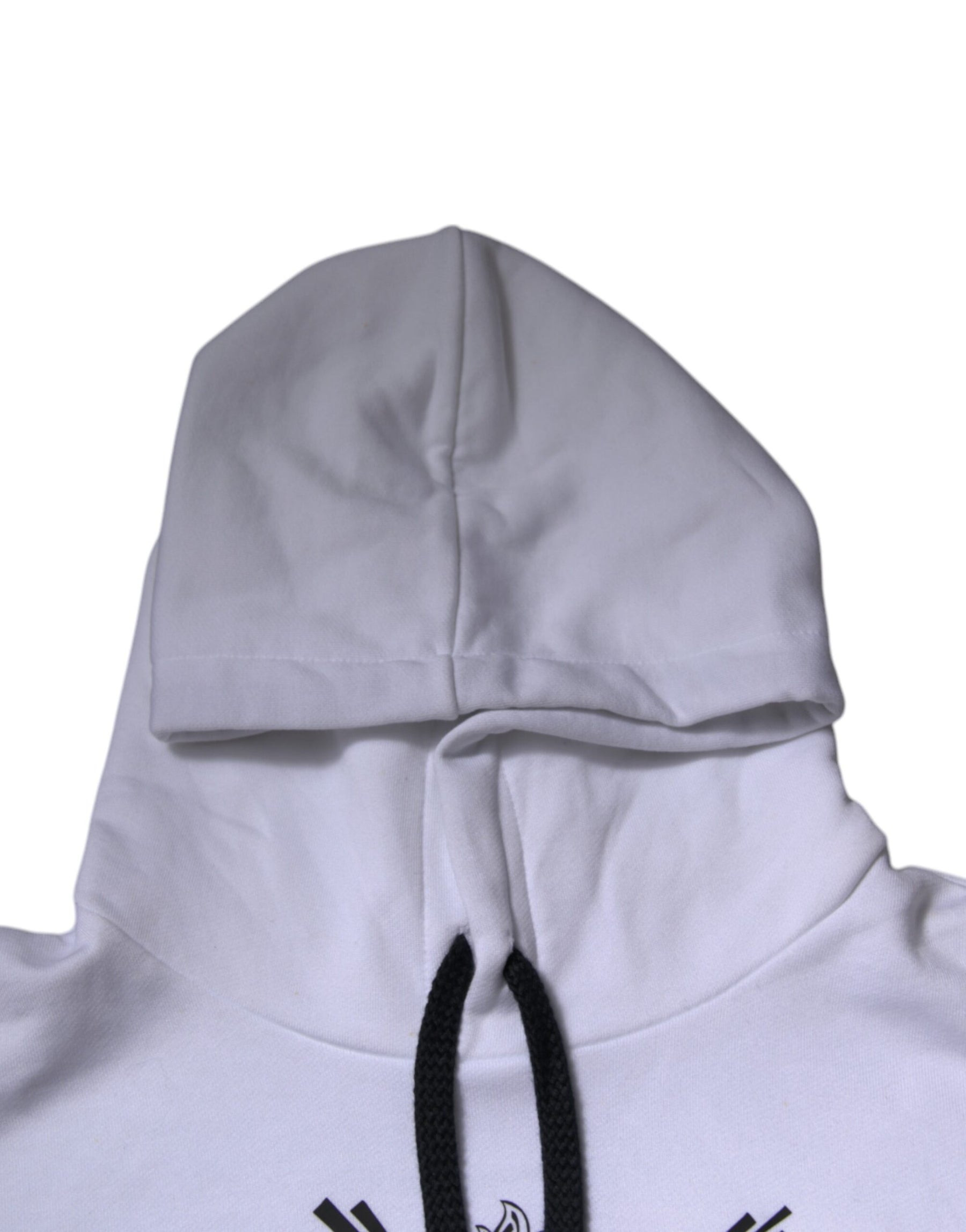 Dolce & Gabbana White Sacred Heart Hooded Sweatshirt Sweater | Regal Royce