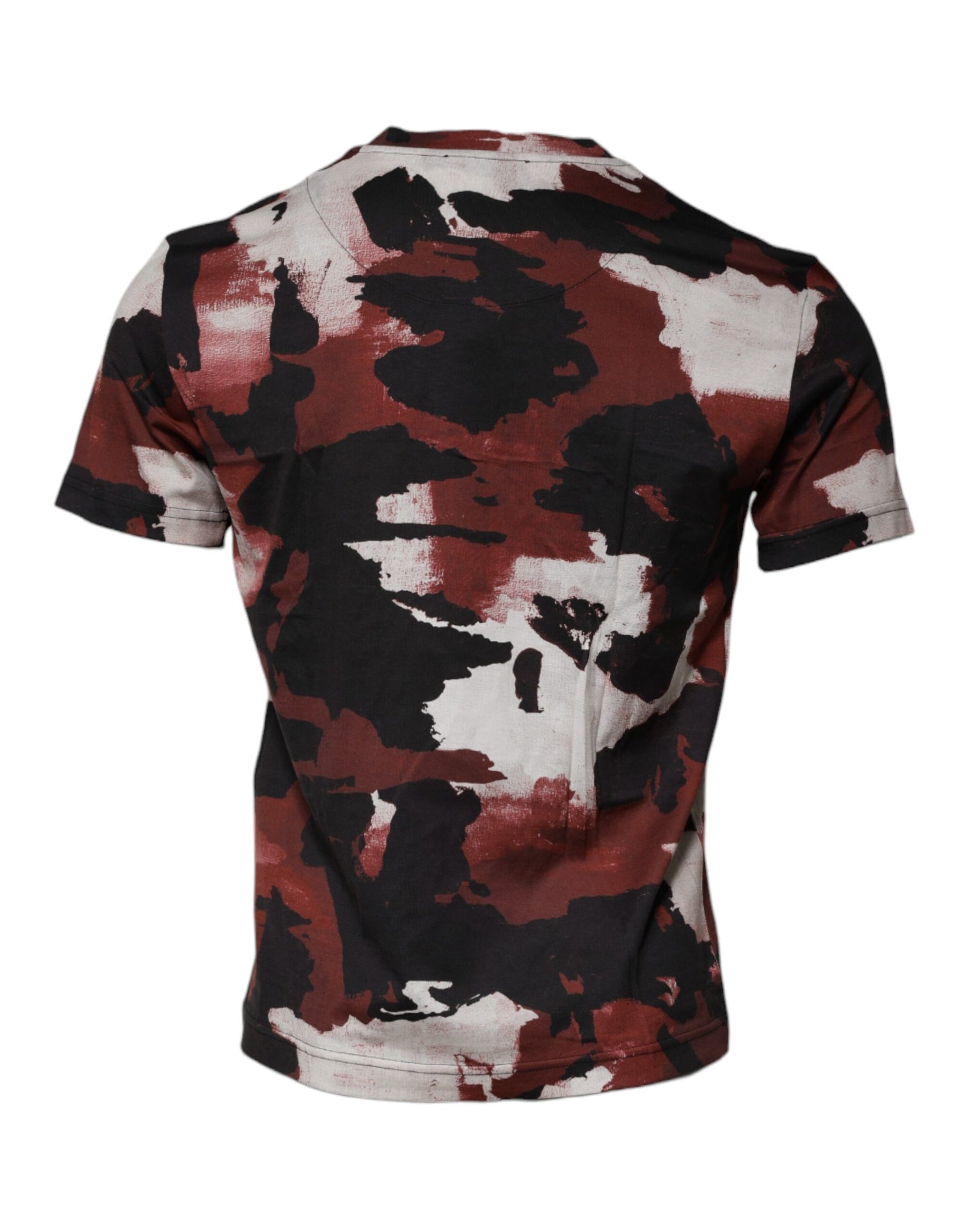 Dolce & Gabbana Multicolor Camouflage Crew Neck T-shirt | Regal Royce