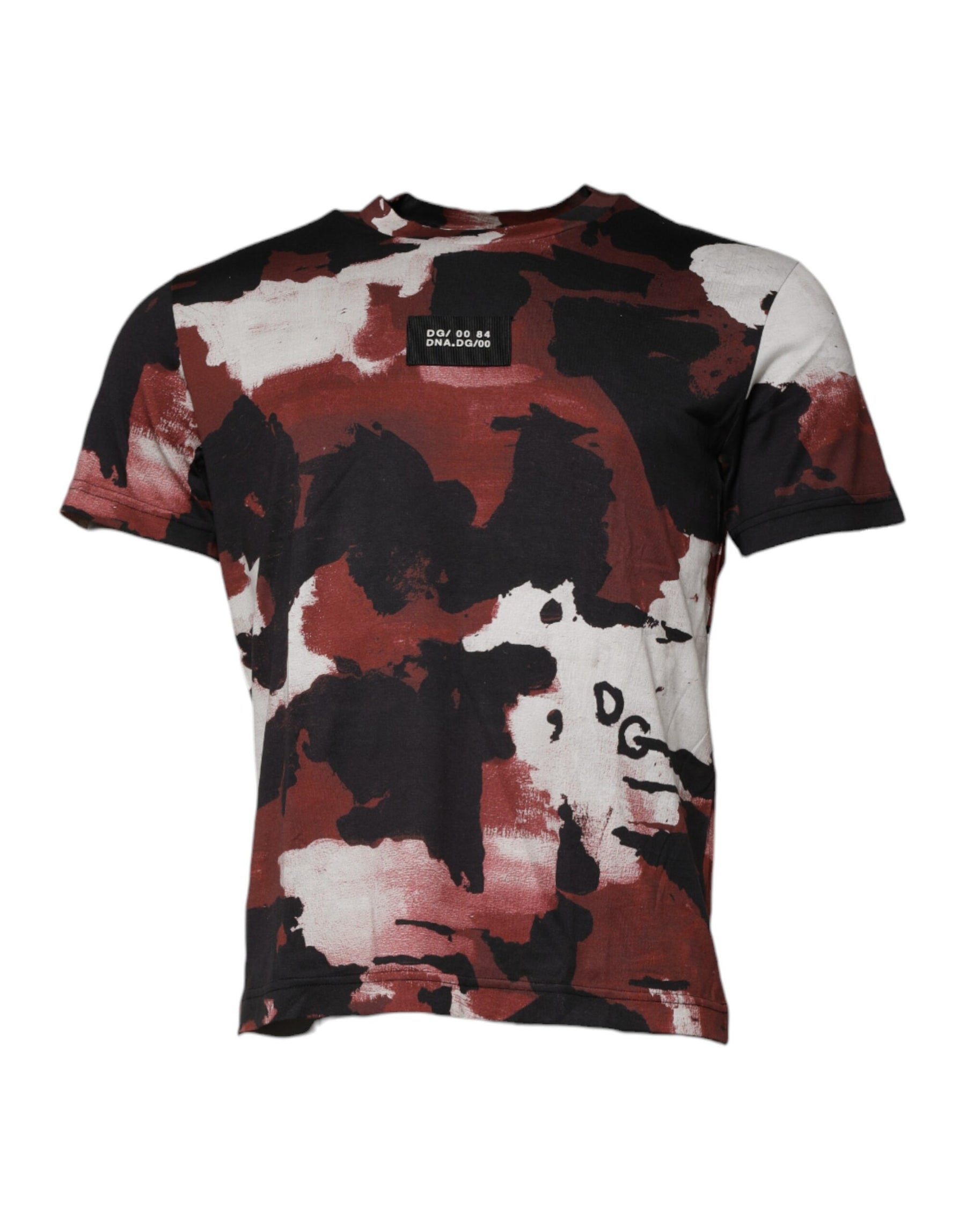Dolce & Gabbana Multicolor Camouflage Crew Neck T-shirt | Regal Royce