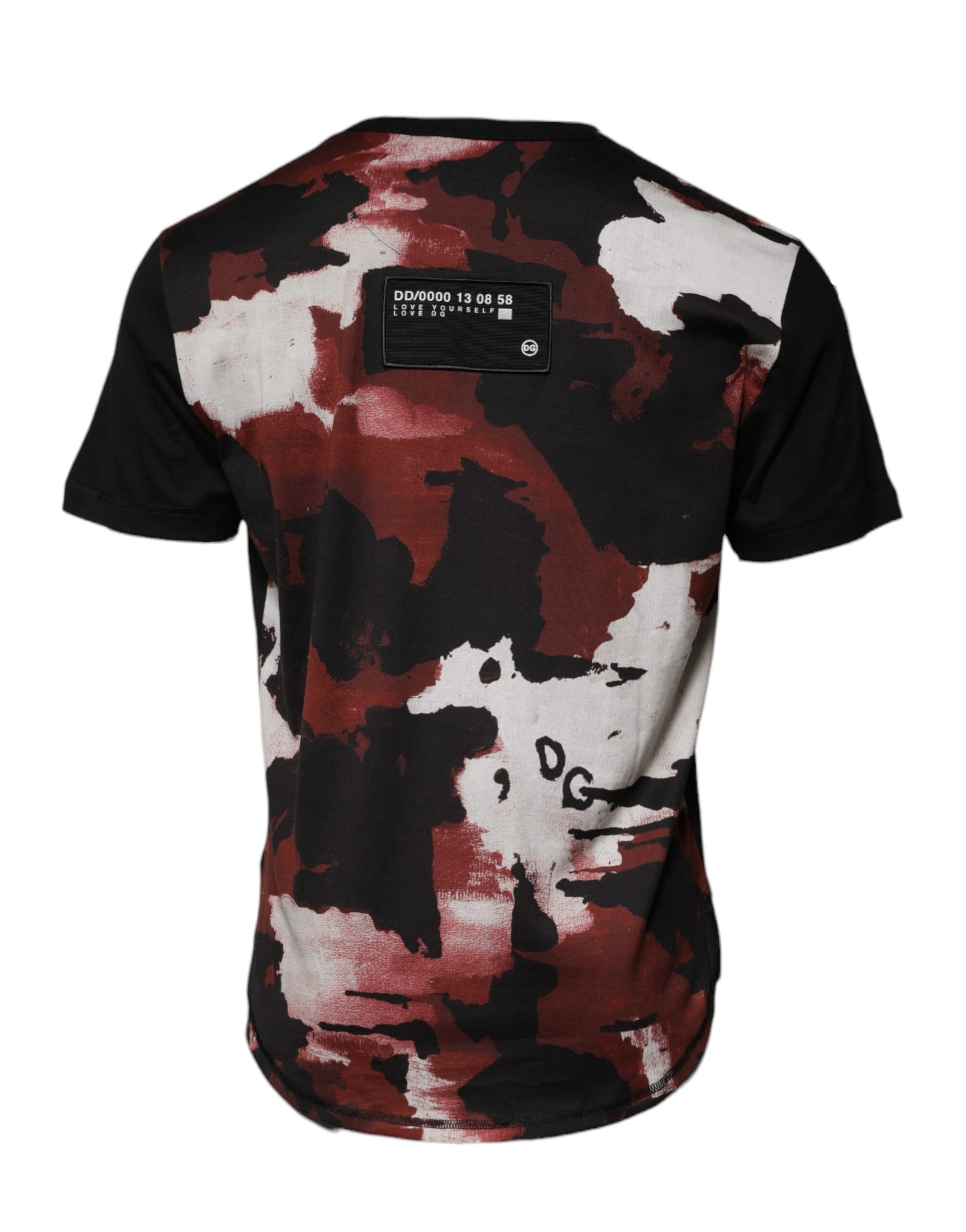 Dolce & Gabbana Multicolor Camouflage Crew Neck T-shirt | Regal Royce